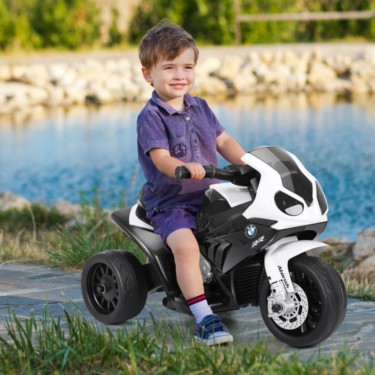 Hivvago 6V Kids 3 Wheels Riding BMW Licensed Electric Motorcycle
