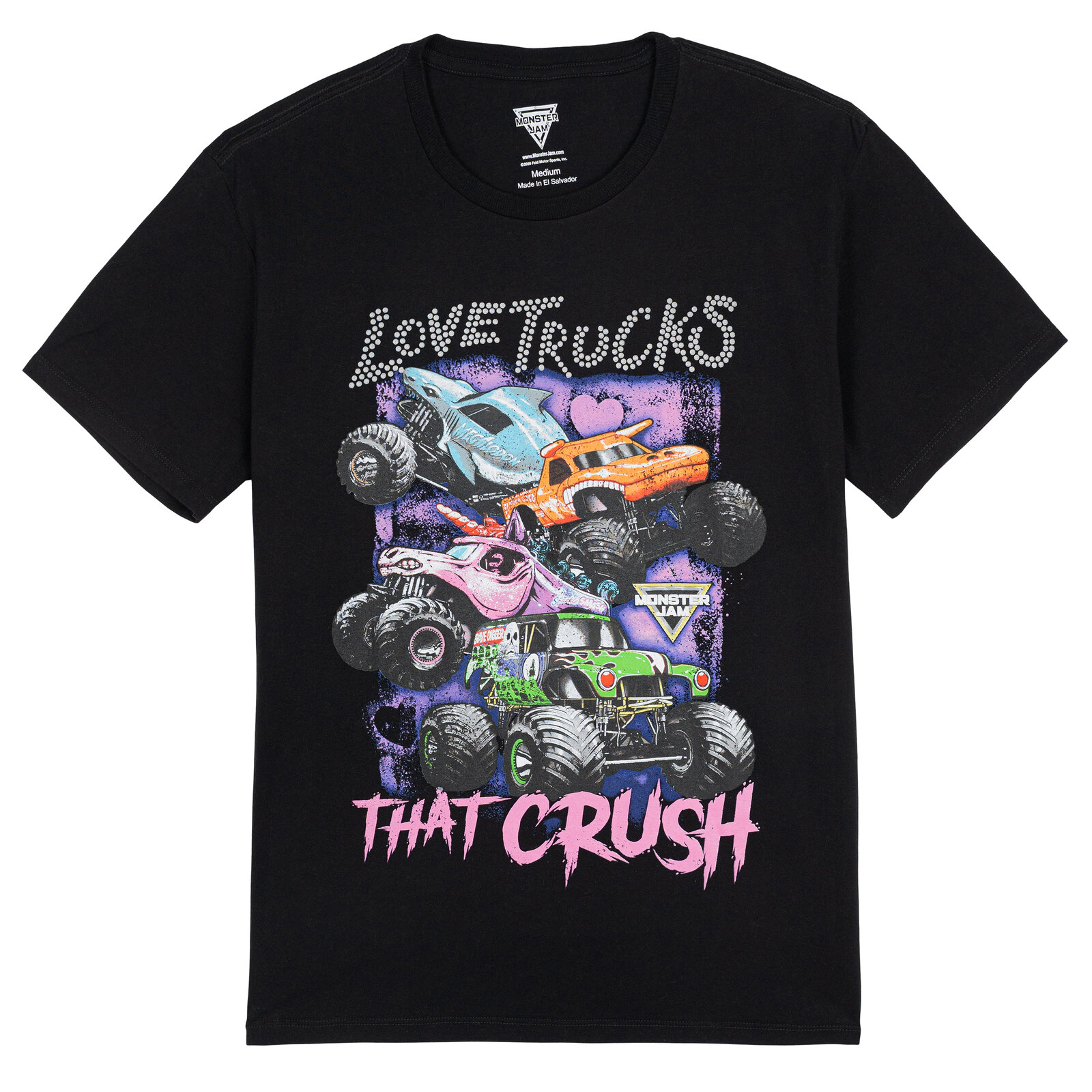 Monster Jam Women's Short Sleeve Graphic T-Shirt