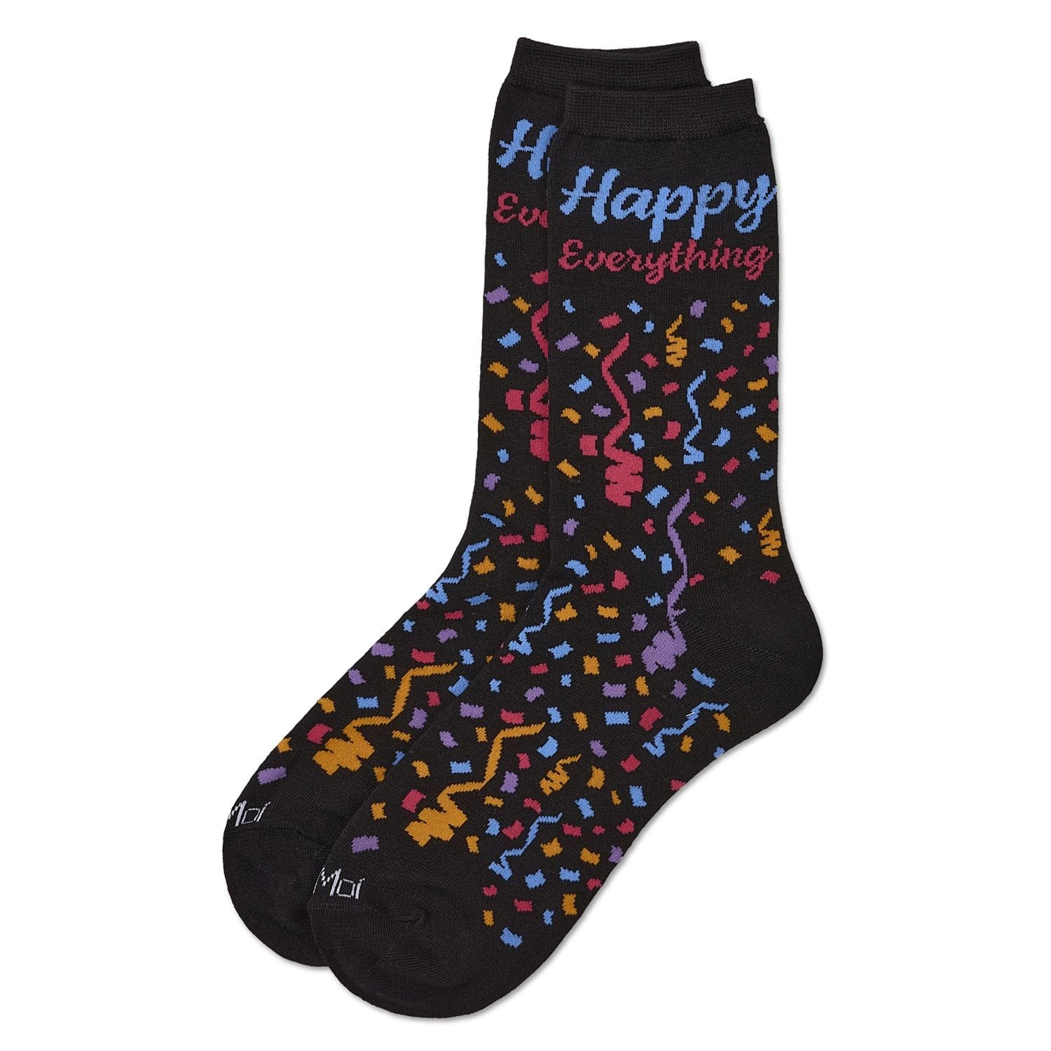 MeMoi Women's "Happy Everything" Rayon from Bamboo Blend Crew Socks