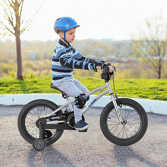 Hivvago 16-Inch Kids Bike Bicycle for Boys Girls 4-7 Adjustable with High Carbon Steel Frame