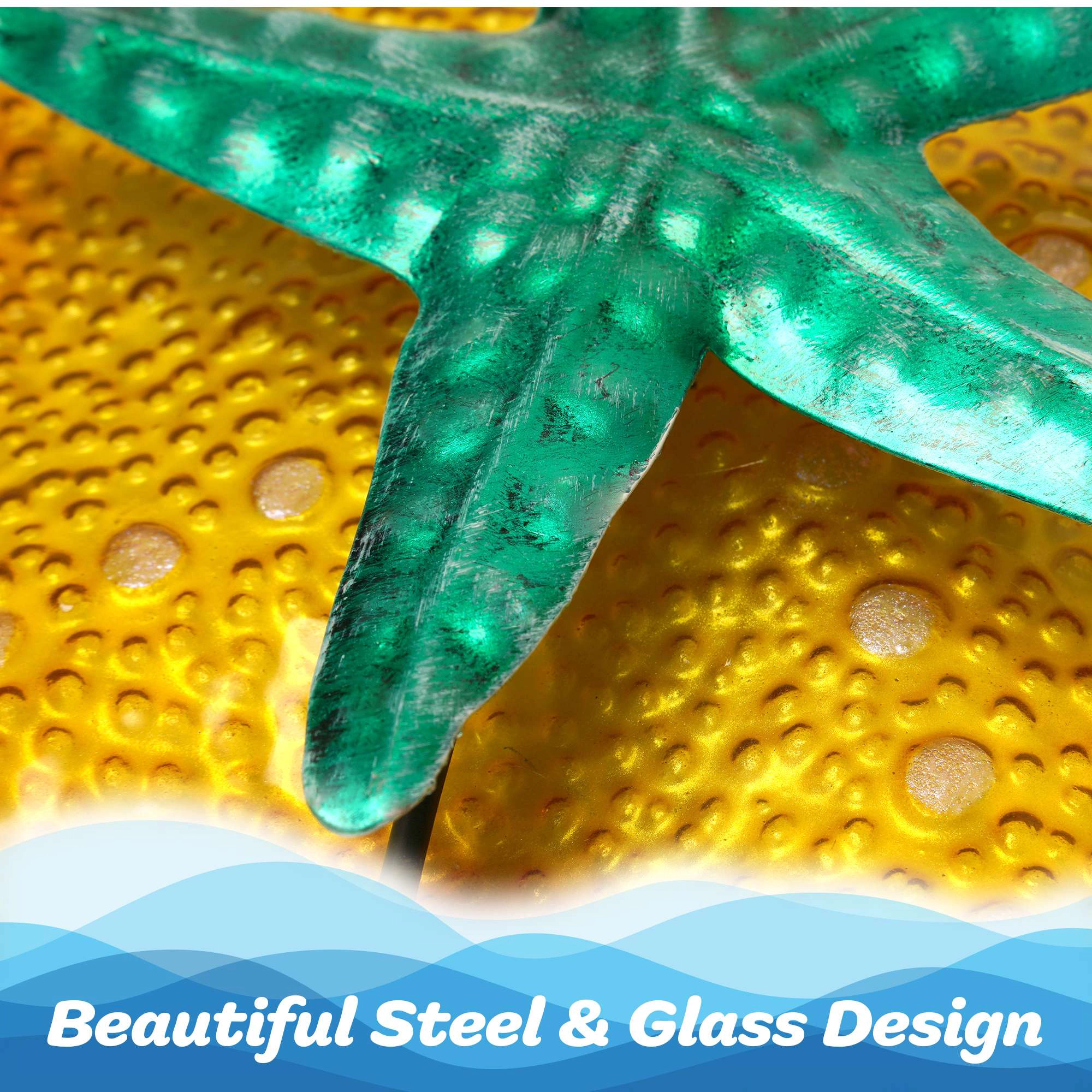 G128 Metal Starfish Wall Hanging