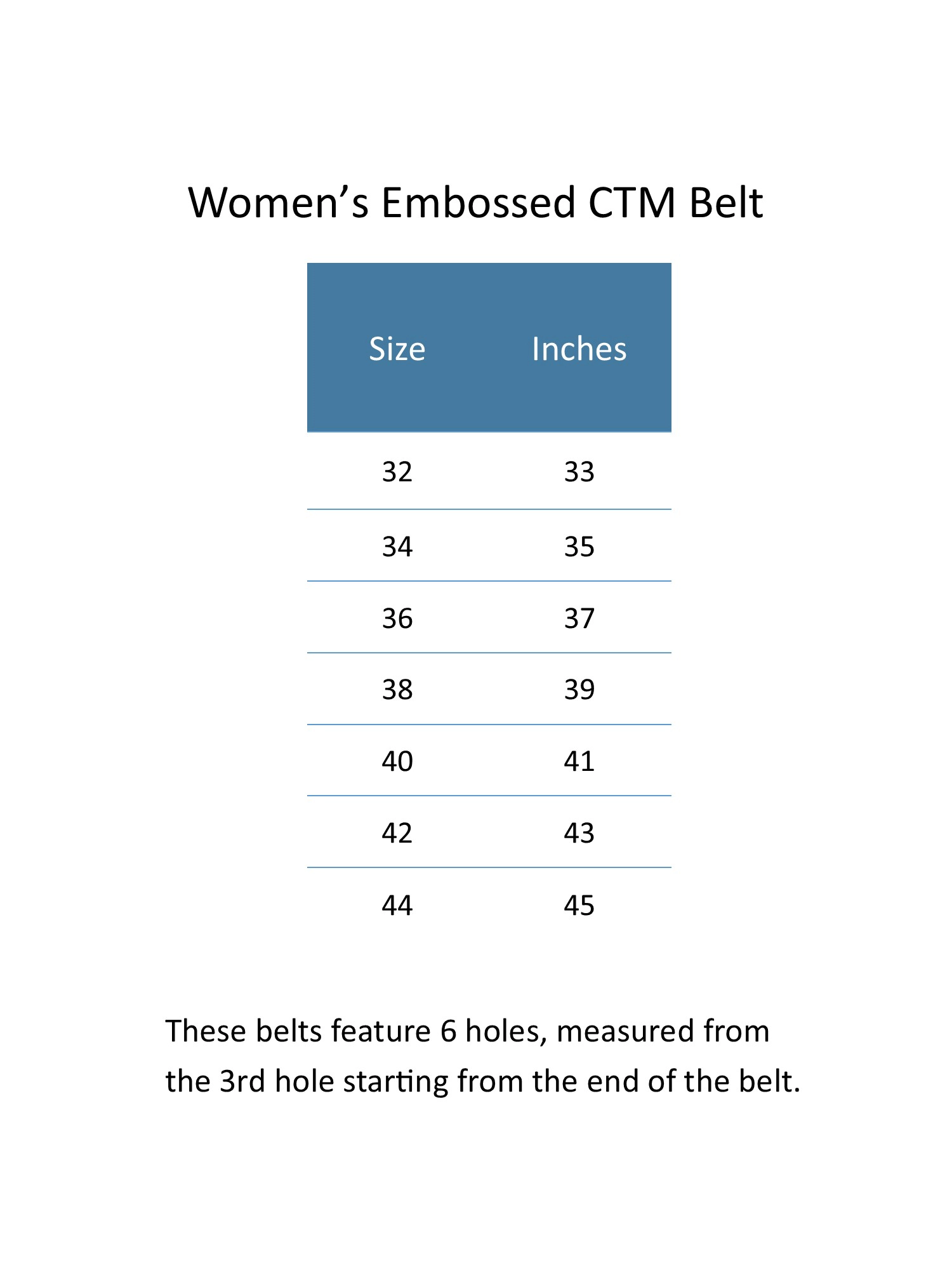 CTM Women's Floral Embossed Western Belt