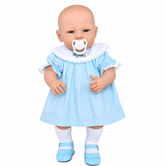 Ann Lauren Dolls - Lil’ Snugglers® 16-Inch Baby Girl Doll – Soft Cloth Body Perfect for Snuggling