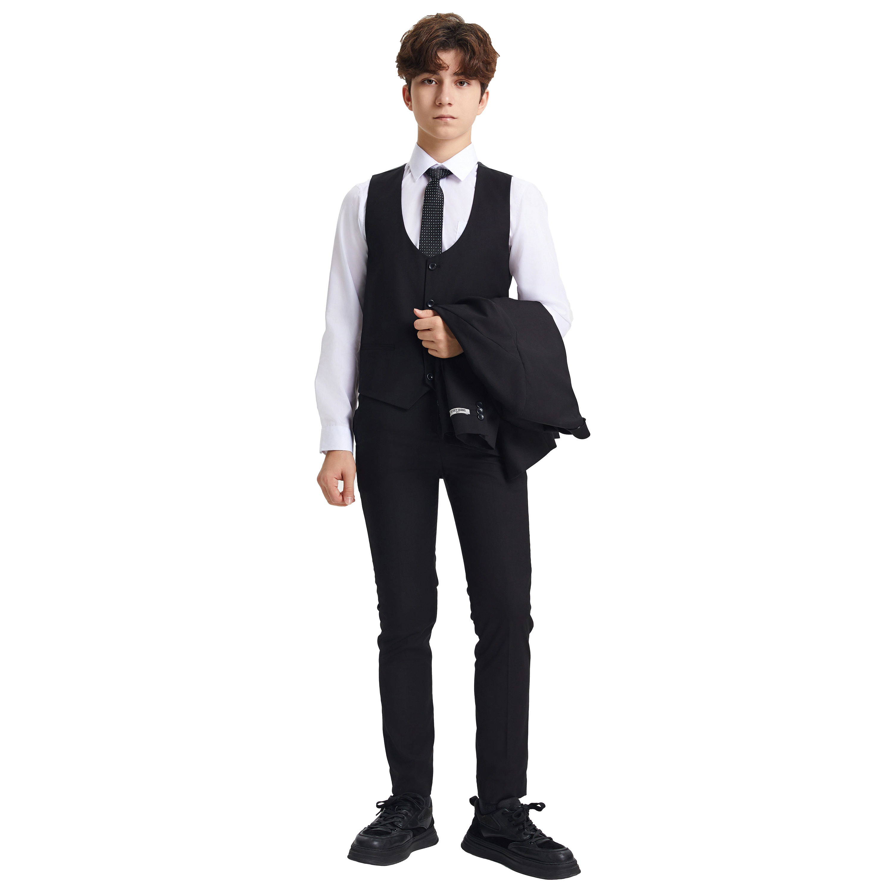 Stacy Adams Little & Big Boys Slim Fit 5-Pc. Suit Set