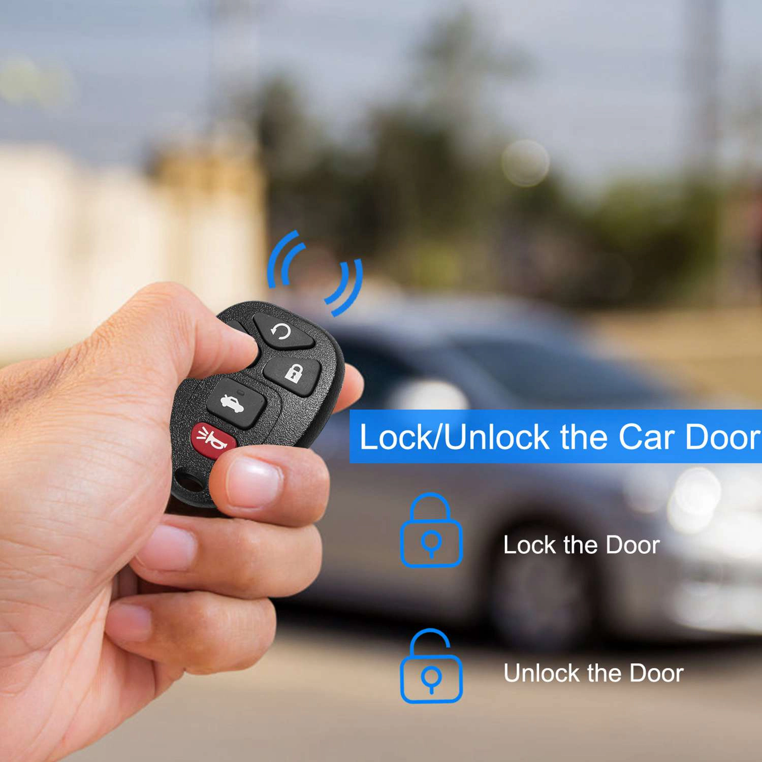 GBruno 2-Piece Remote Key Fob For Chevrolet Malibu