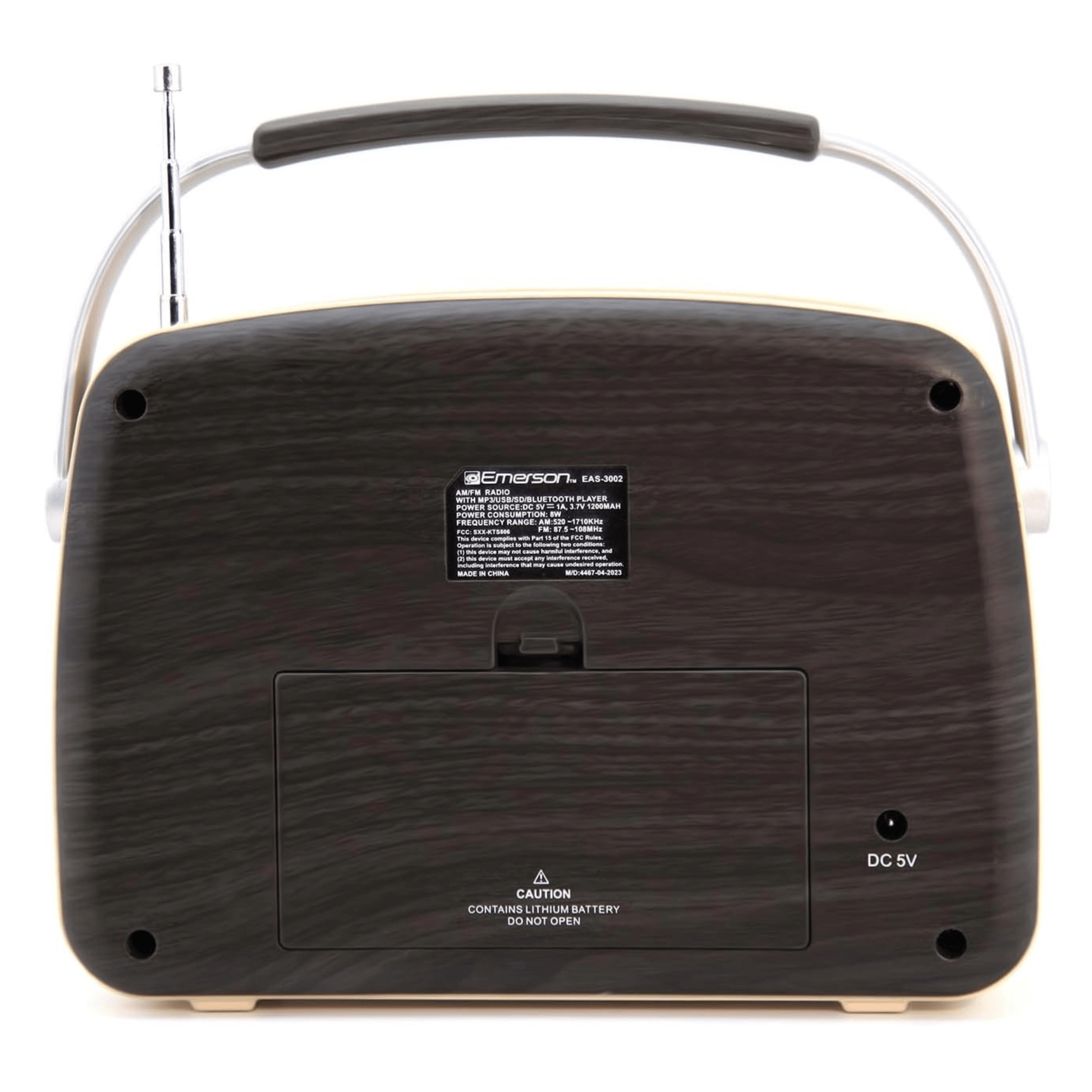 Emerson Portable Retro AMFM Radio