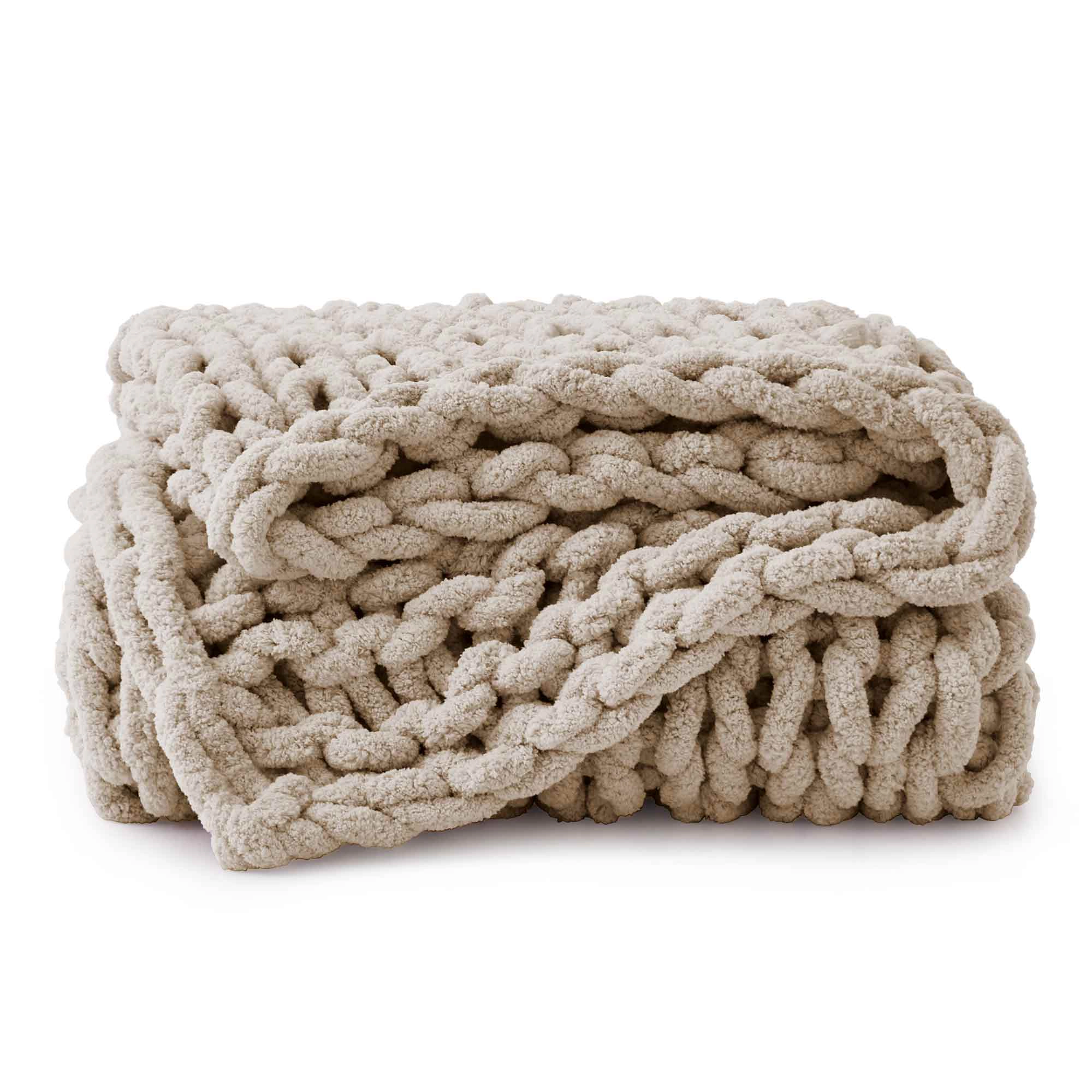 PEACENEST Chenille Knitted Throw Blanket Soft Cozy Decorative