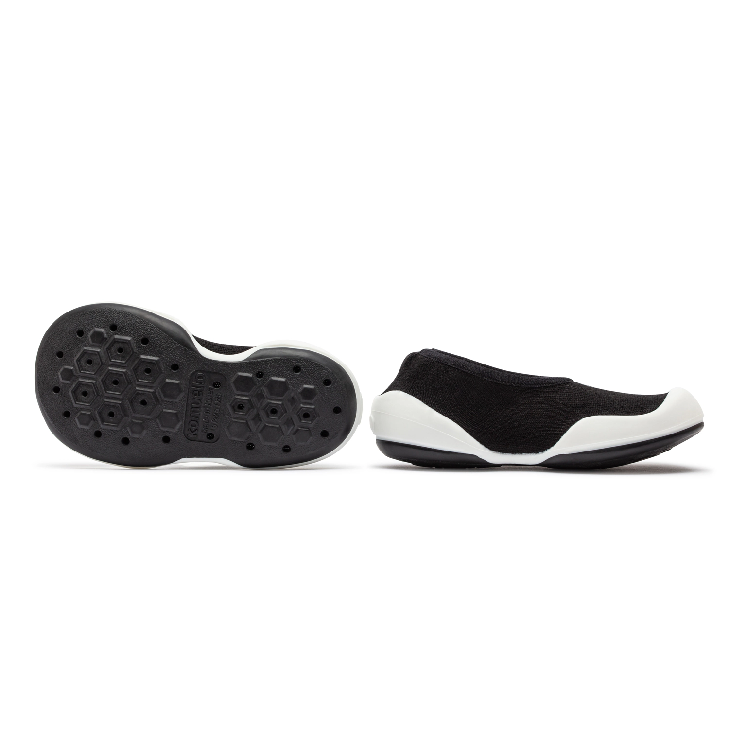 Toddler Breathable Washable Non-Slip Sock Shoes Flat - Onyx