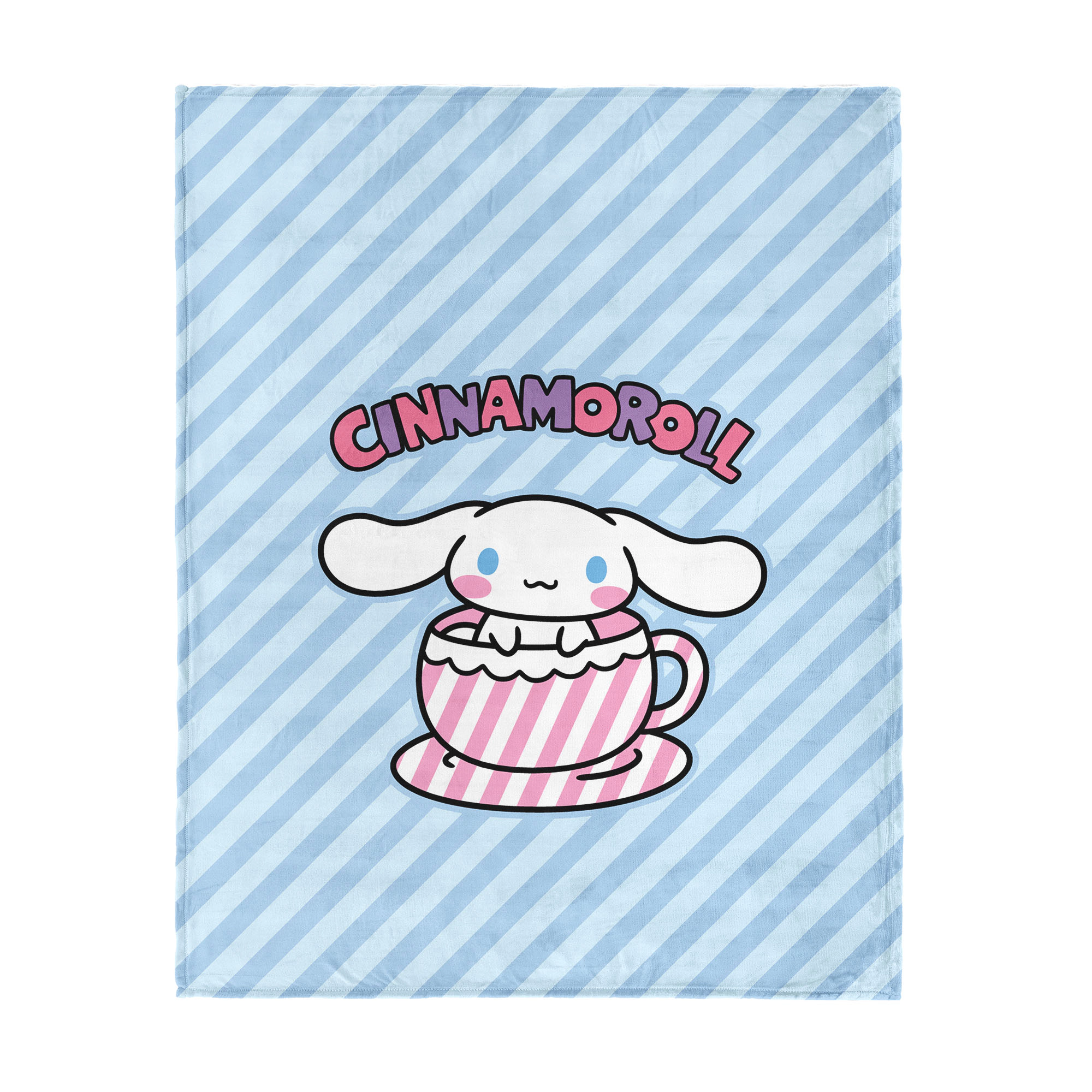 Sweet Home Collection Kids Tea Cup "Cinnamoroll" Micro Raschel Throw Blanket 46"x60"