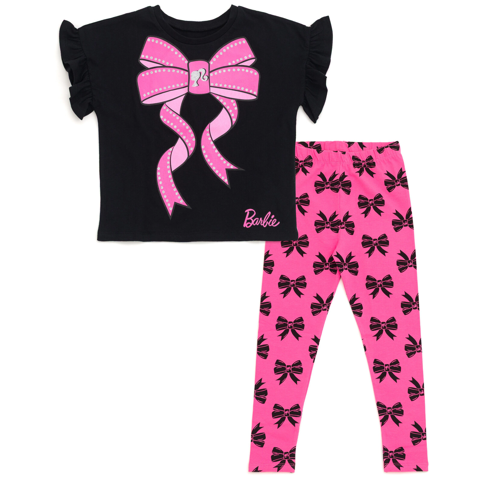 Barbie Girls' 2-Piece T-Shirt and Leggings Set