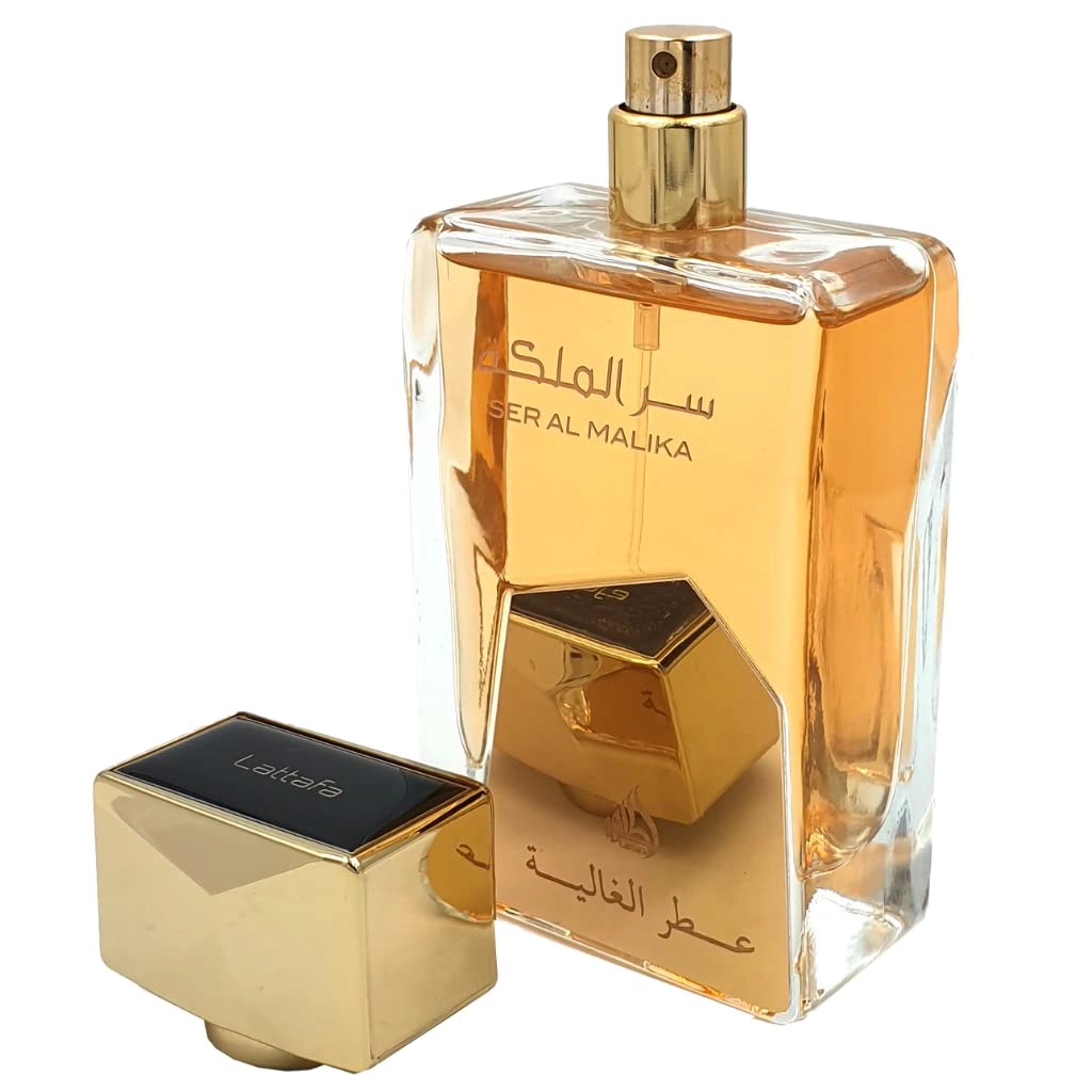 Lattafa Ser Al Malika Attar Al Ghalia Eau de Parfum Spray for Women, 3.4 Fl Oz (100 mL)