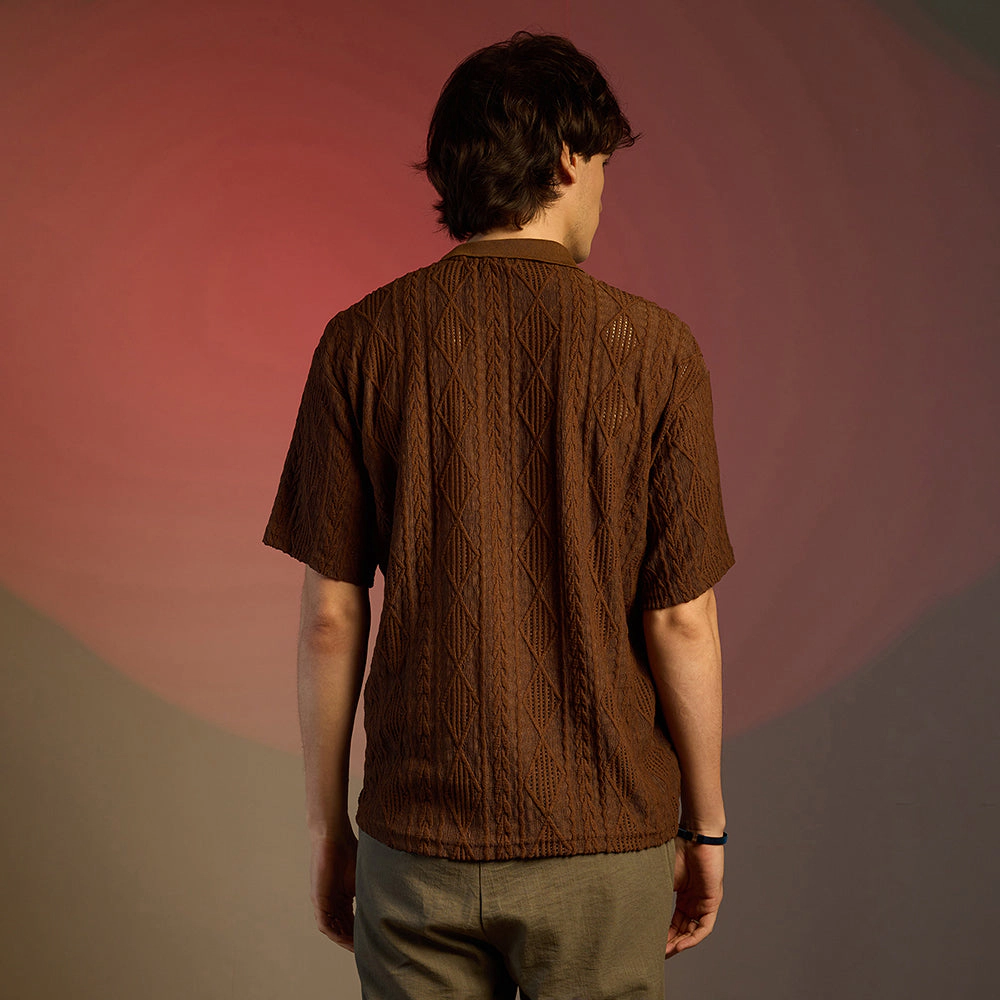 Argyle Oversized T-Shirt