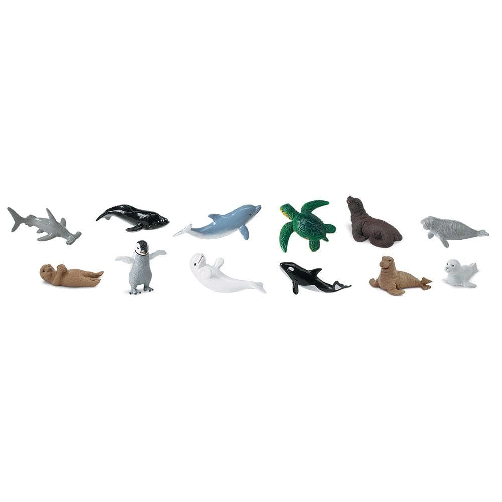 Safari Ltd. - Baby Sea Lifes TOOB - contains 12 Mini Figurines