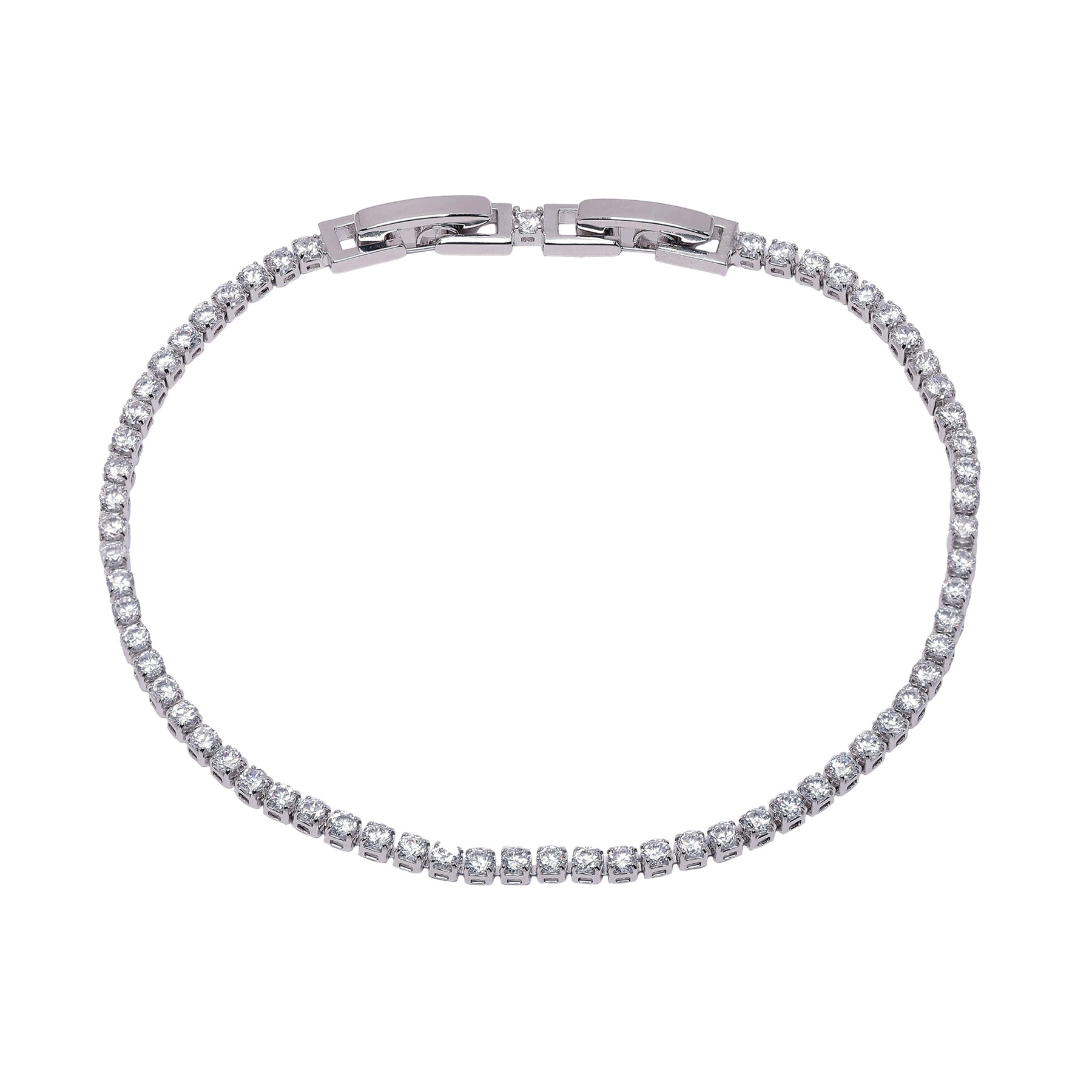 AGP PARIS Womens Diva Sparkling Tennis Bracelet