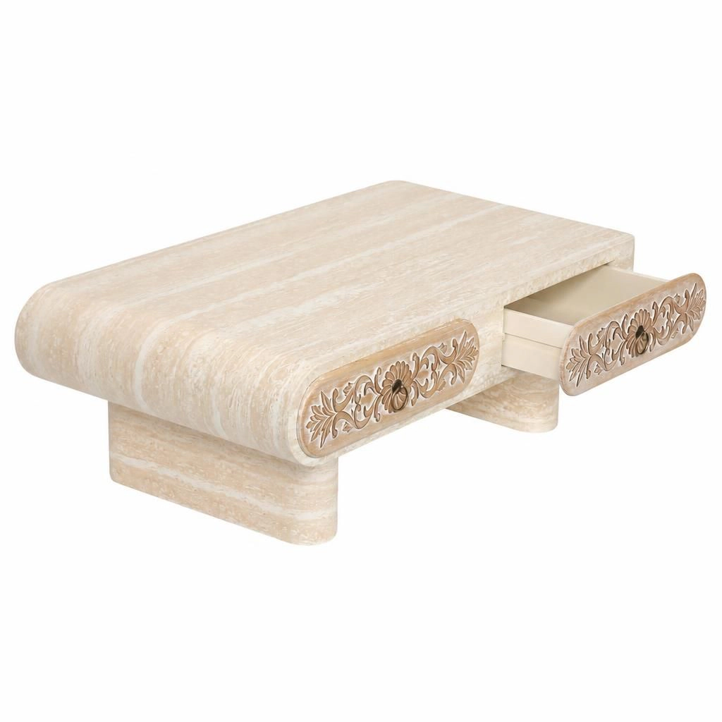GOODSILO Low Profile Rectangular Multipurpose Coffee Table