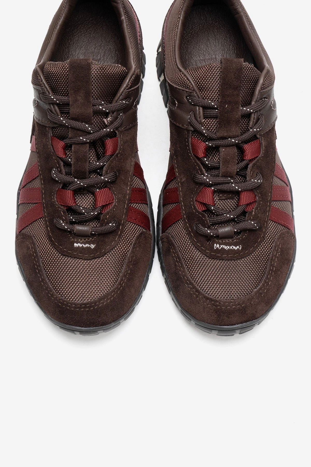 Forever & Always Womens Fiera Leather Mesh Sneaker