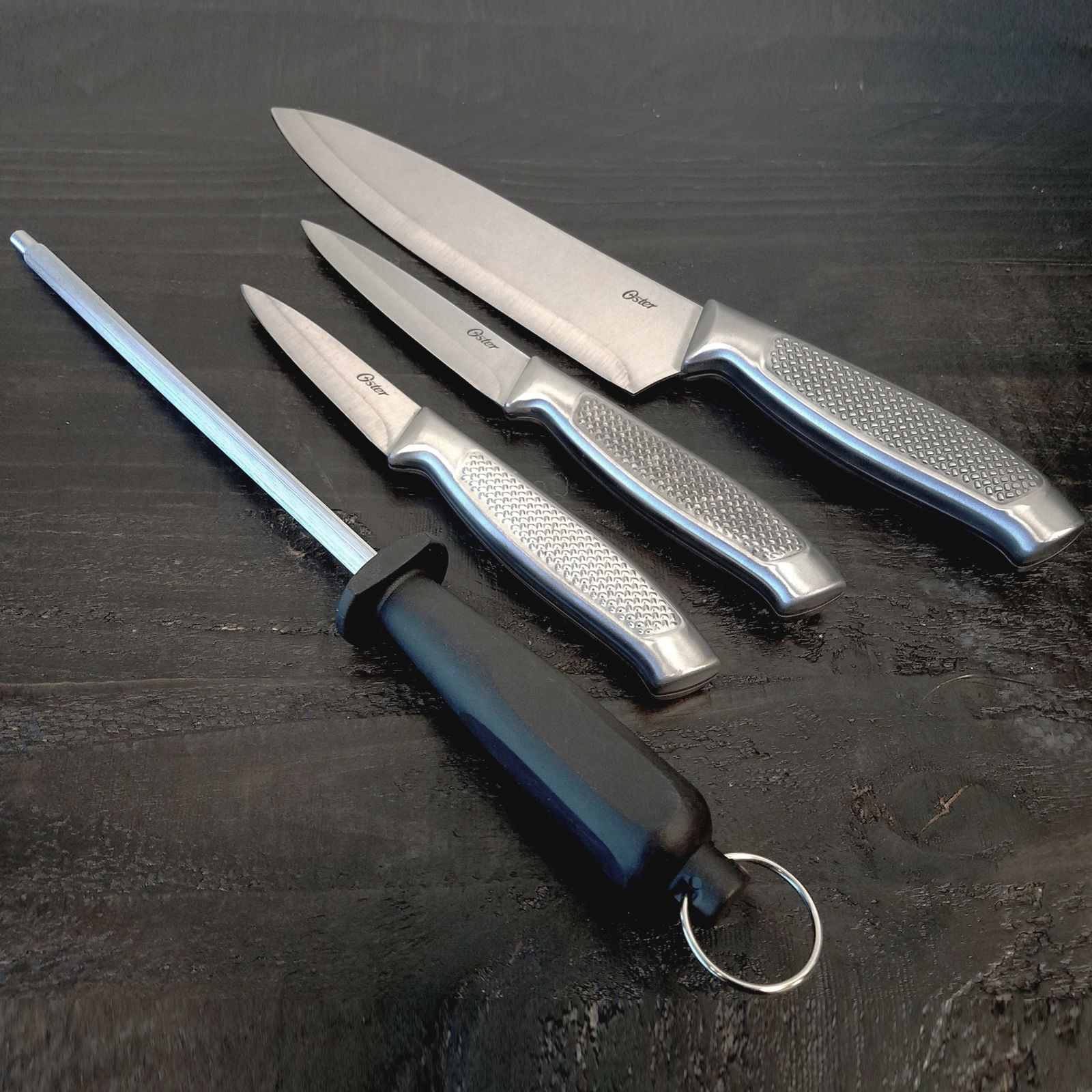 Oster Edgefield Stainless Steel 4 Piece Cutlery Set