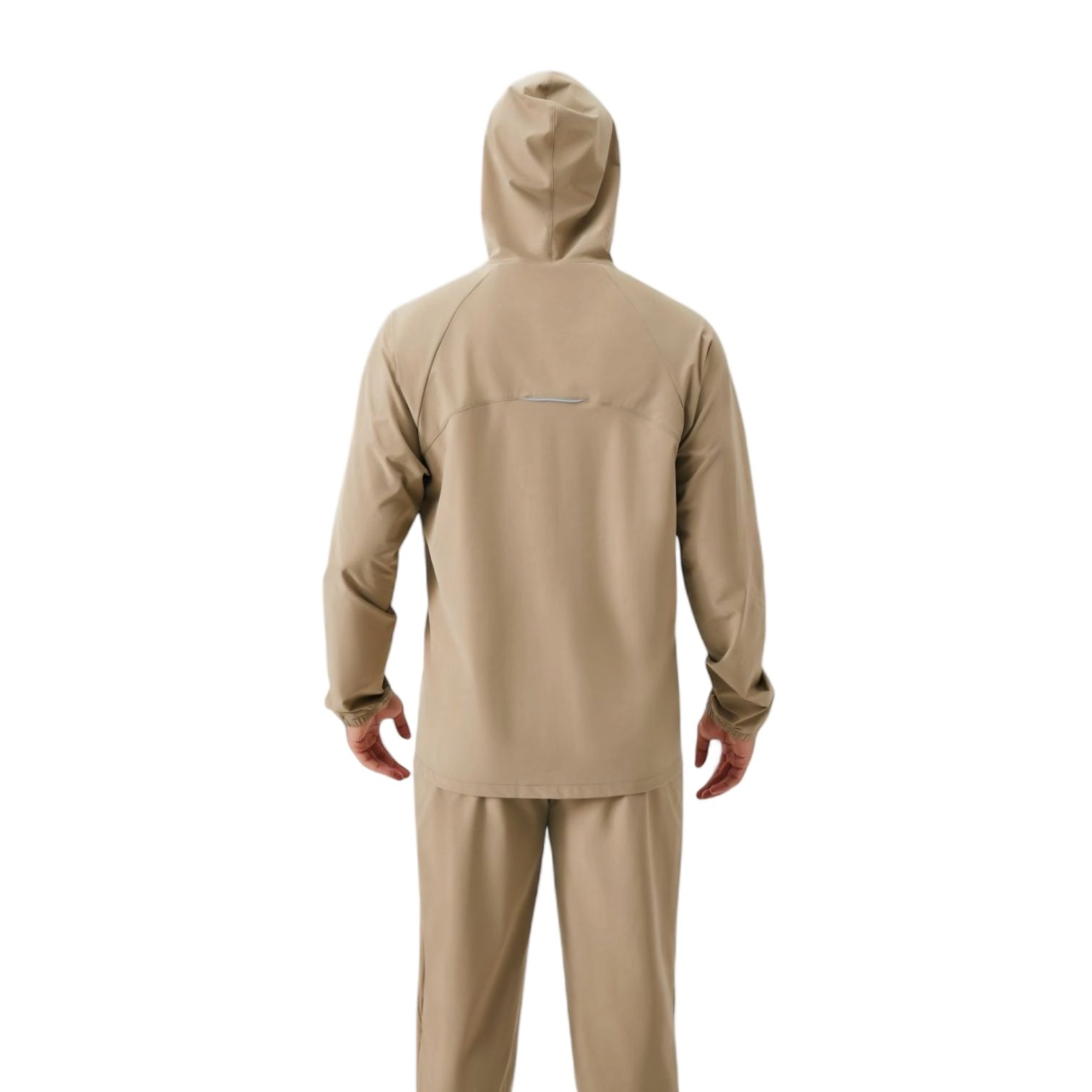 Anna-Kaci Men's Lightweight Zip-Up Hoodie Jacket with Adjustable Hood and Side Pockets