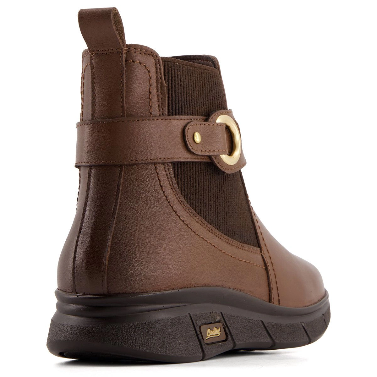 Andrea Leather Booties, Ultra Comfort