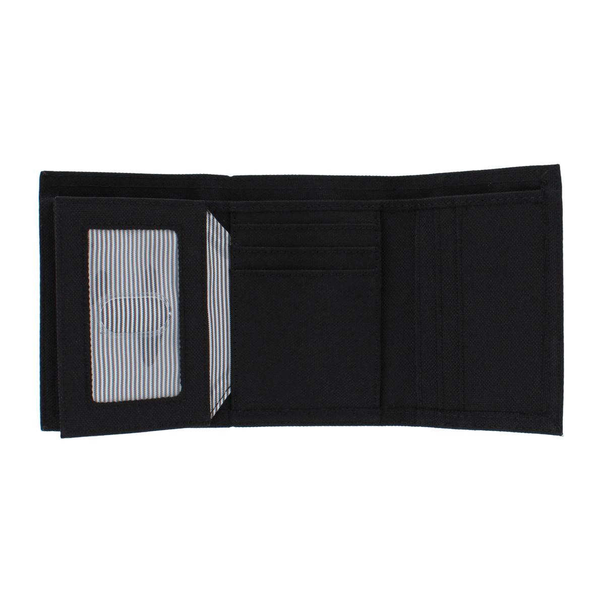 Timberland Men's Nylon Embroidered Trifold Wallet