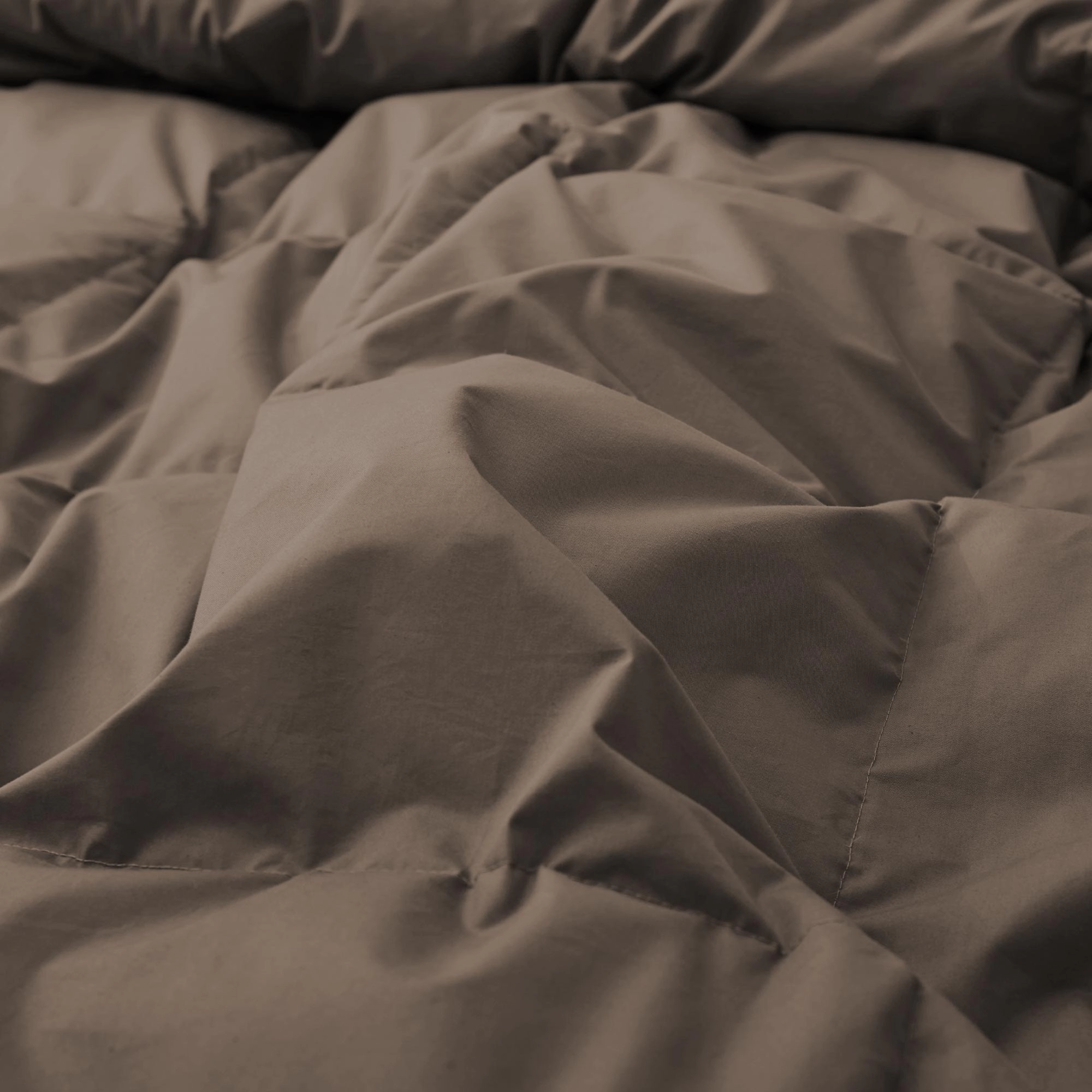 Unikome 300 TC Organic Cotton Goose Down Feather Fiber Comforter for Luxurious All Season Comfort
