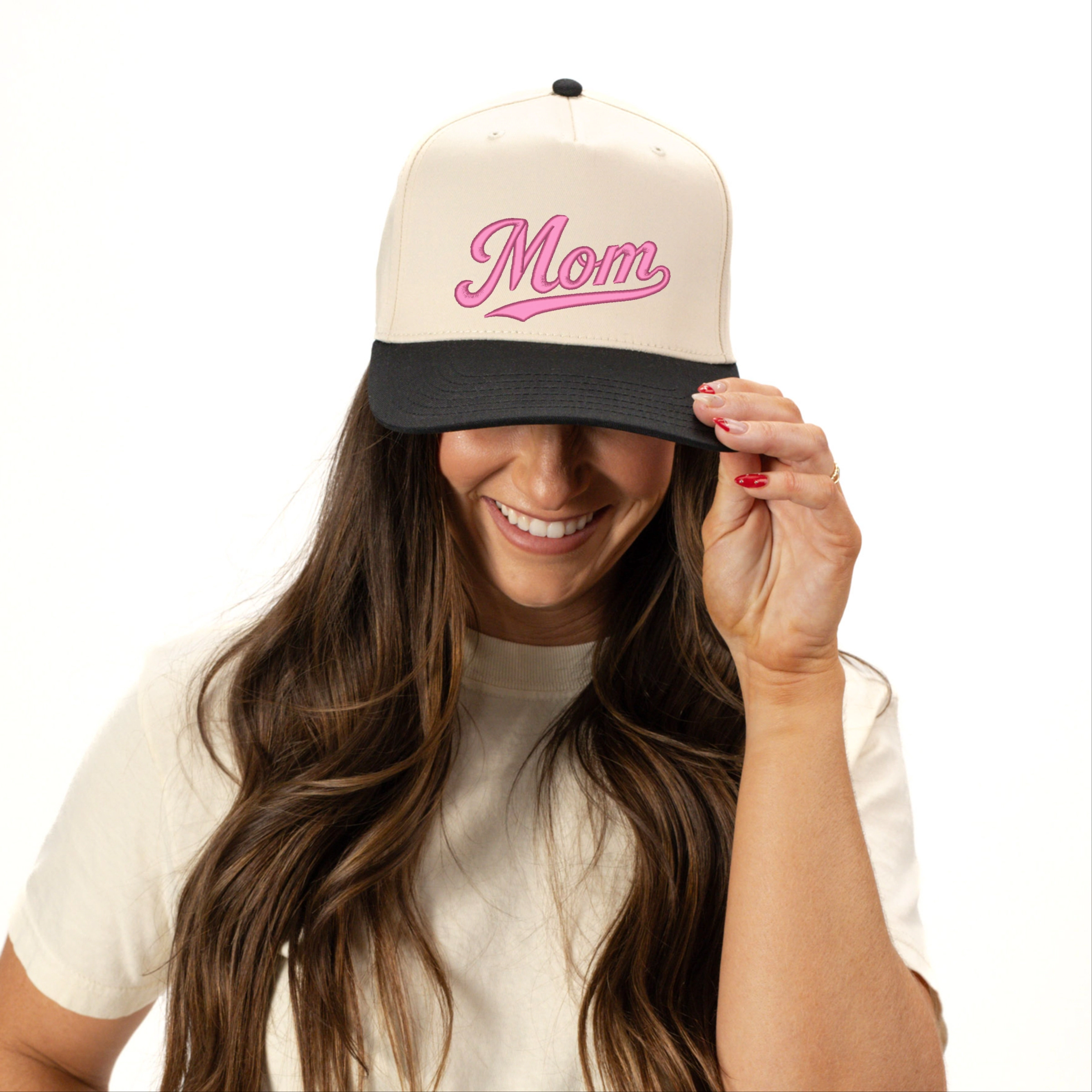 Simply Sage Market - Women's Canvas Trucker Hat Embroidered Mom Retro
