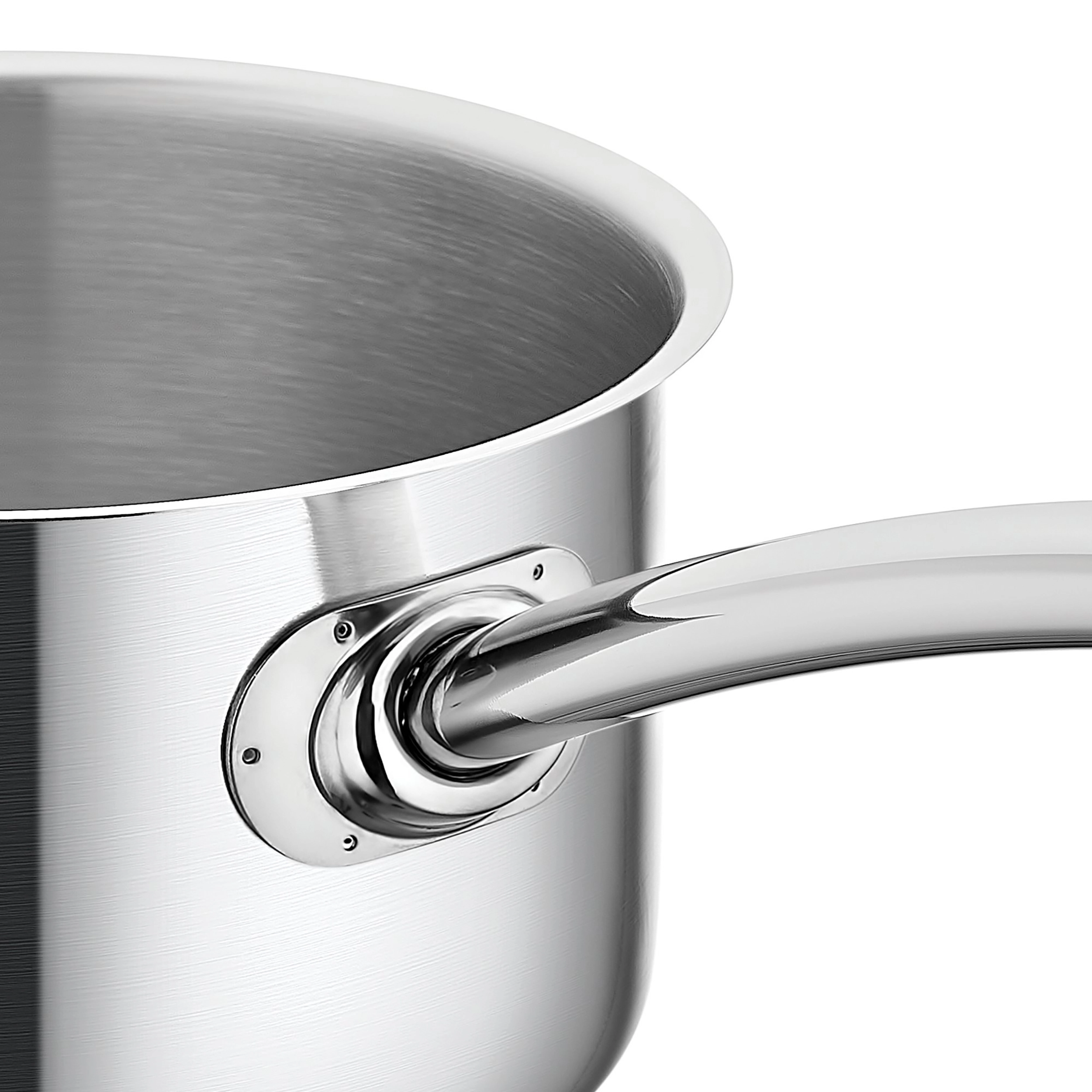 Korkmaz Gastro Proline 7.3 Liter Stainless Steel Saucepan in Silver