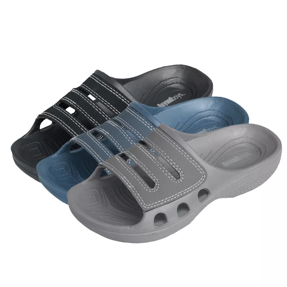 ROXONI Boys Waterproof Rubber Clog Sandals Slip-Resistant Pool Shower Slides