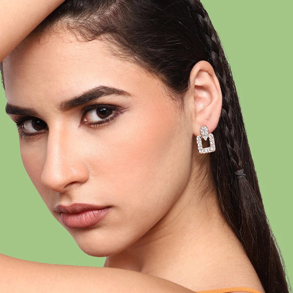 SOHI Women's Embellished Drop Earrings