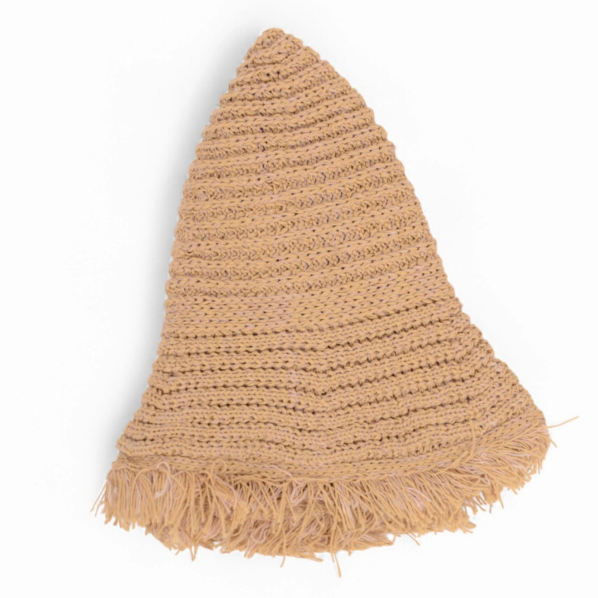 Anna-Kaci Women's Woven Bucket Hat with Soft Frayed Brim and Lightweight Straw Texture