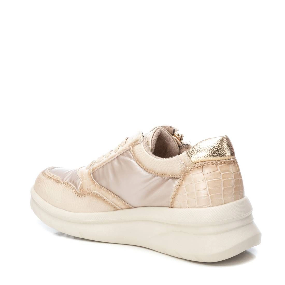 XTI Women's Sneakers Casual Lightweight Side-Zip Rubber Sole