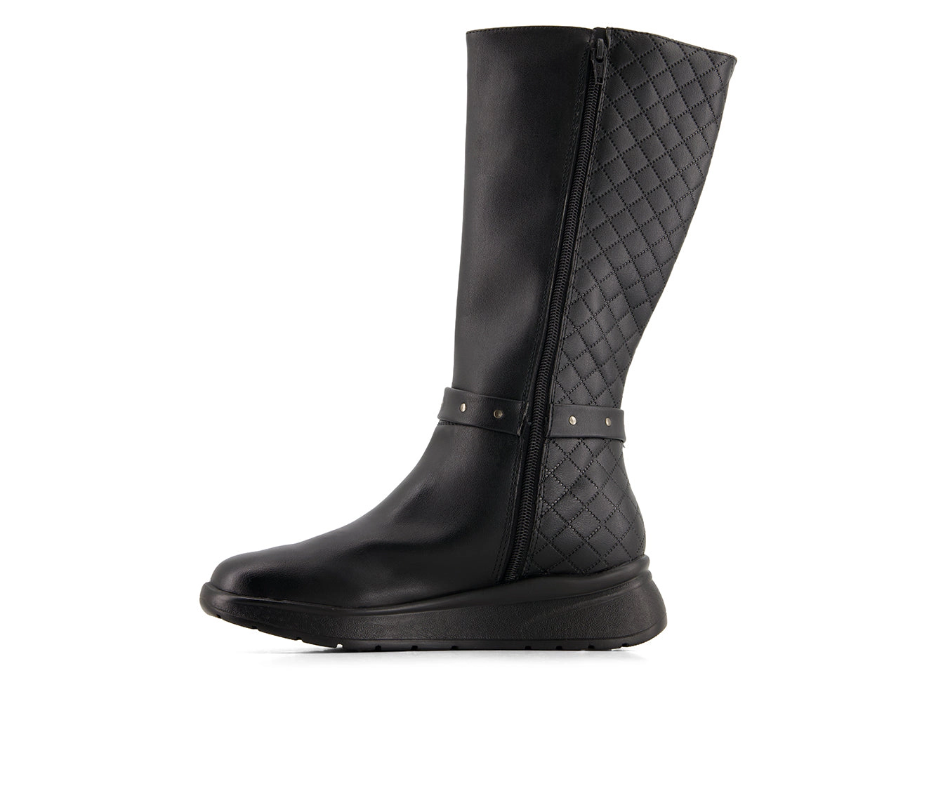 Andrea Womens Leather Tall Riding Boots