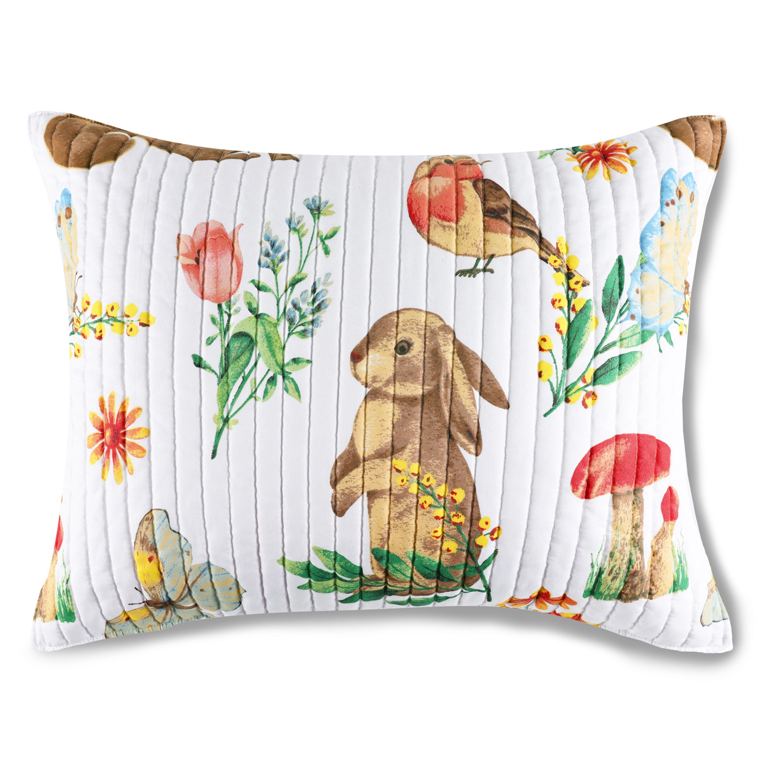 Greenland Home Fashions Willow 100% Microfiber Shell Pillow Sham