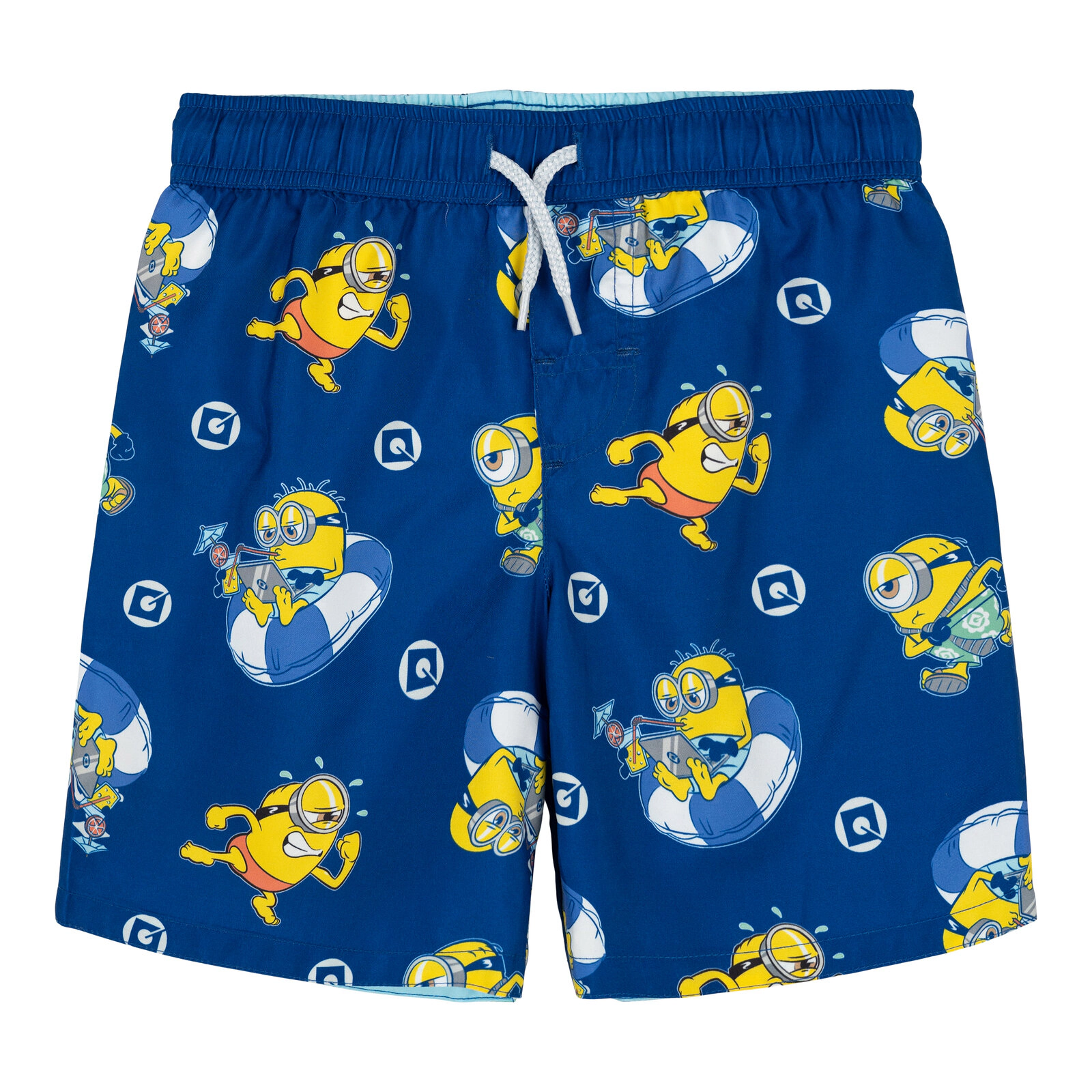 Minions Boys' Swimwear 2-Piece Rash Guard and Swim Trunks Set