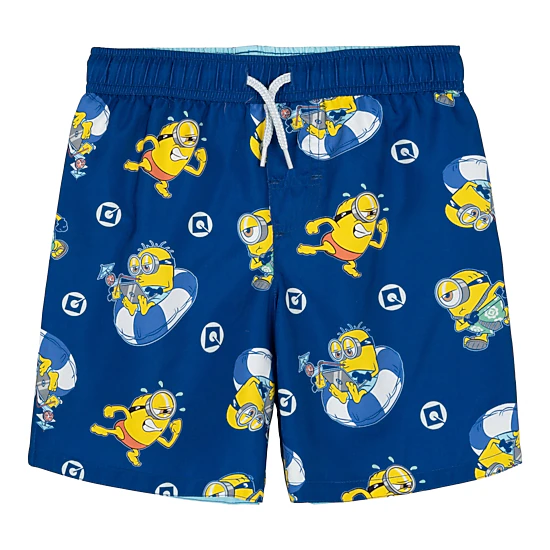 Minions Boys' Swimwear 2-Piece Rash Guard and Swim Trunks Set