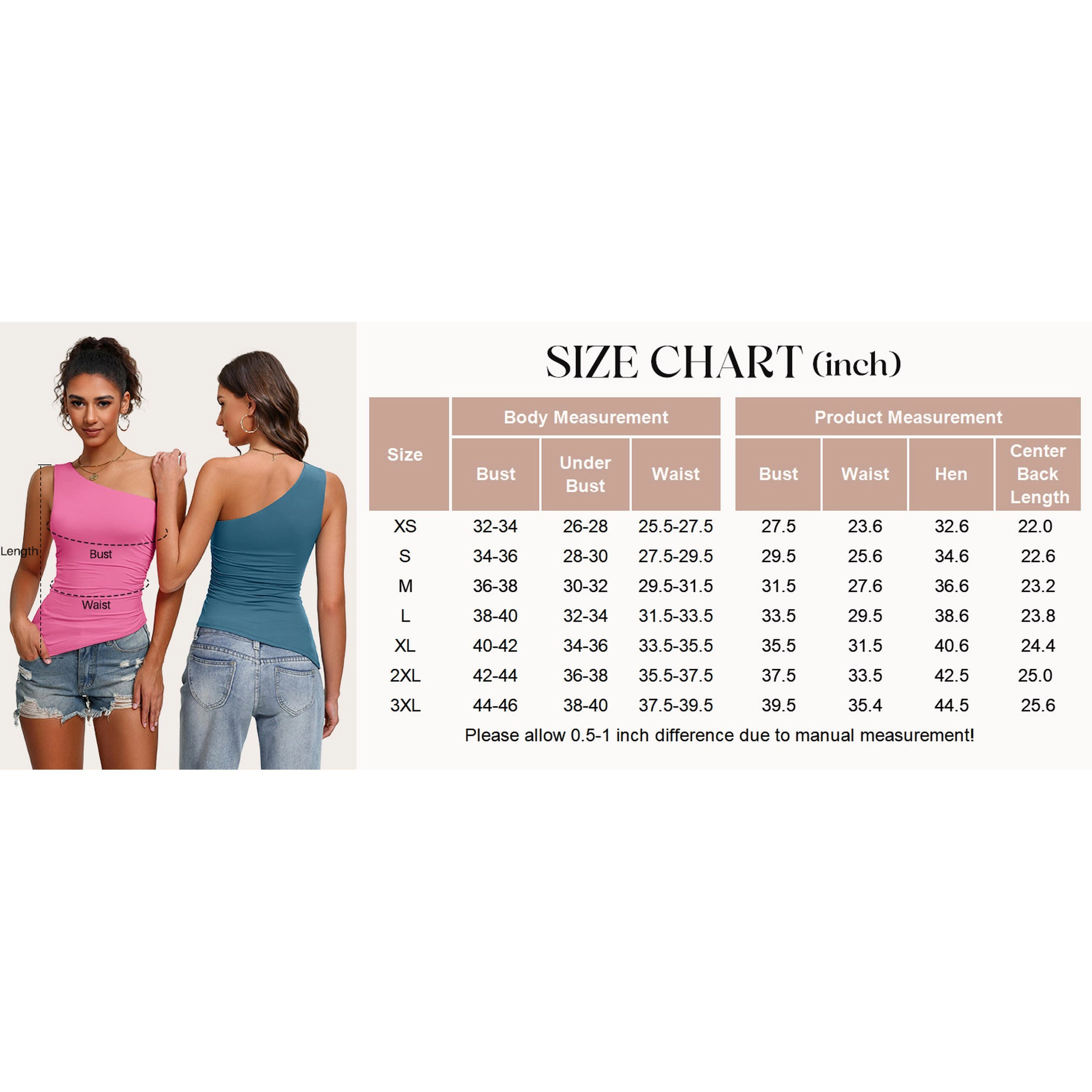 Avidlove Women's One Shoulder Asymmetrical Side Ruched Double Lined Tank Top