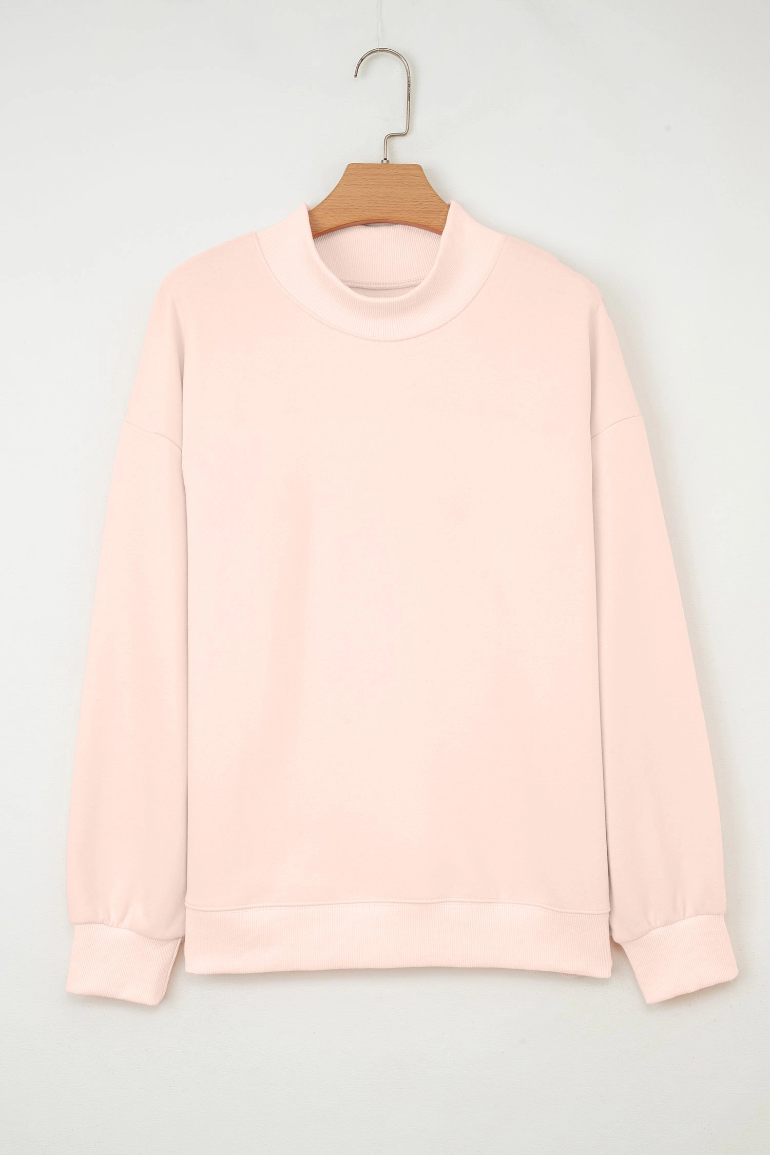 Threaded Pear Women's Ensley apricot Oversize Mock Sweatshirt
