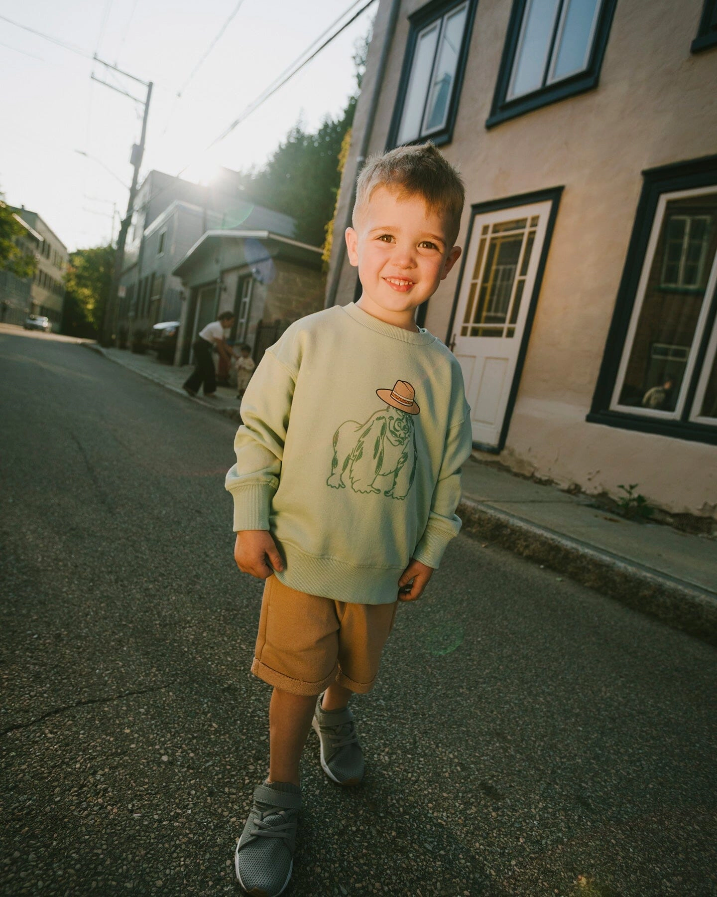 Deux par Boys French Terry Drawstring Shorts