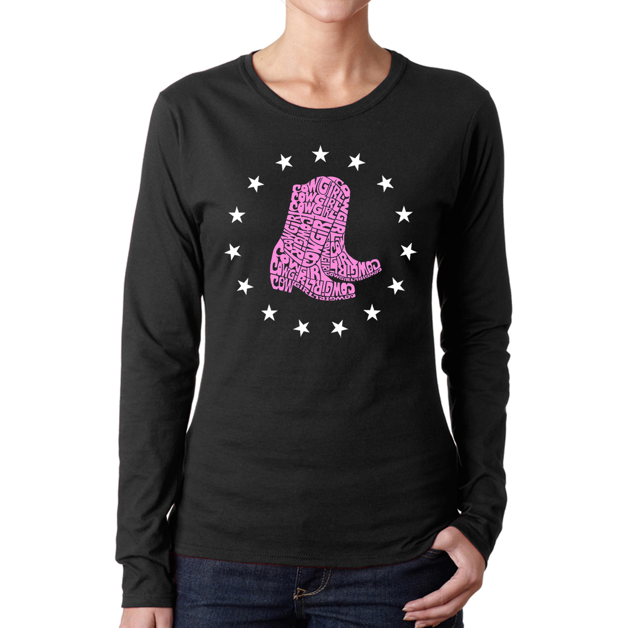 LA Pop Art Women's Word Long Sleeve T-Shirt