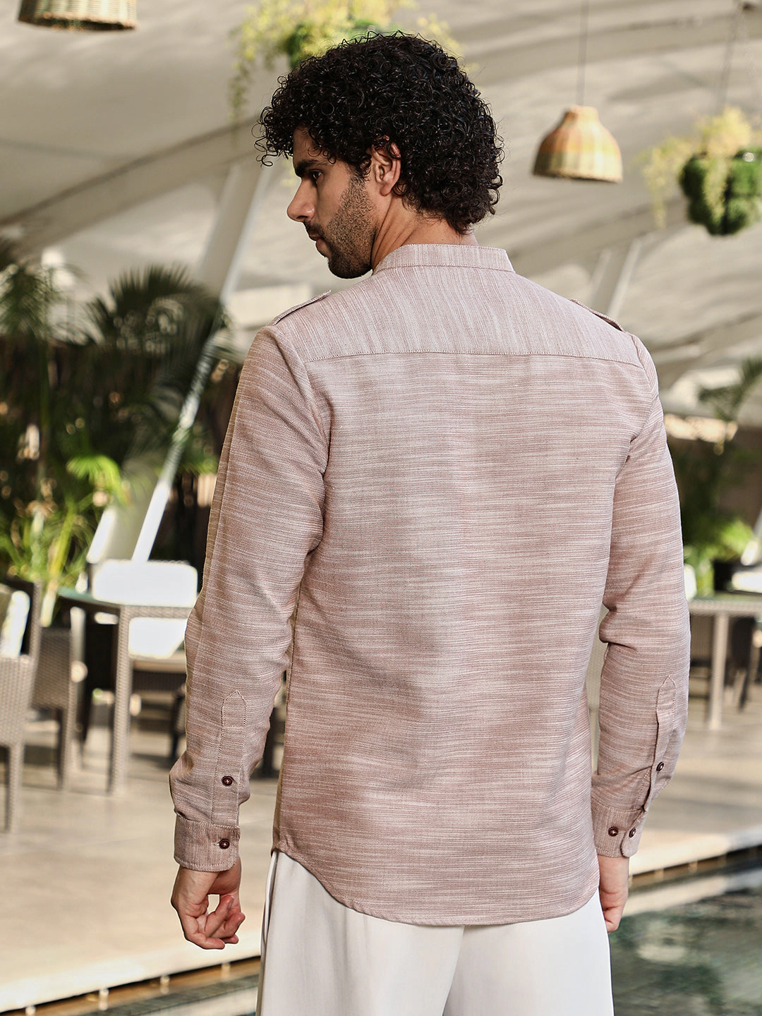 Cahoot Men's Heathered Utility-Relaxed Shirt
