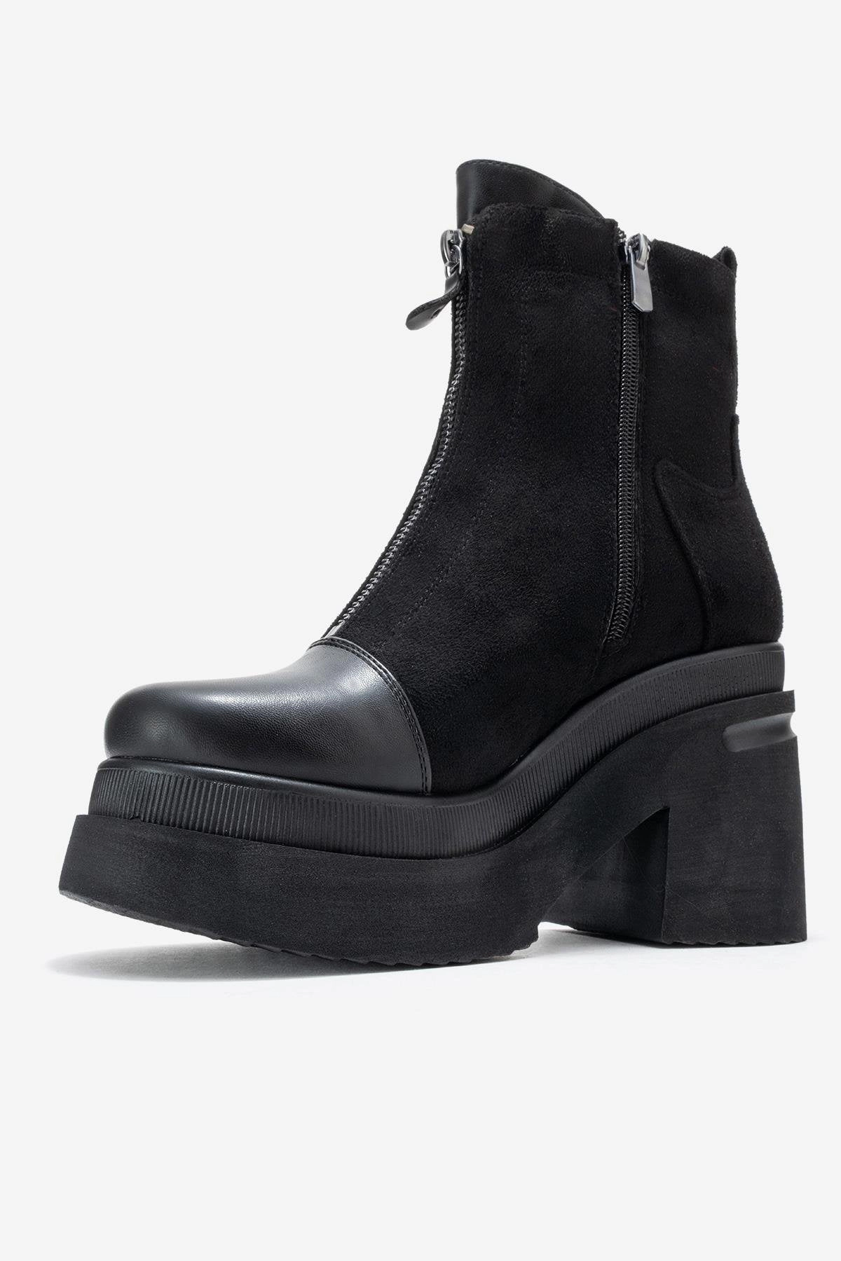 Prologue Shoes Womens Ardenne Platform Zip Boot
