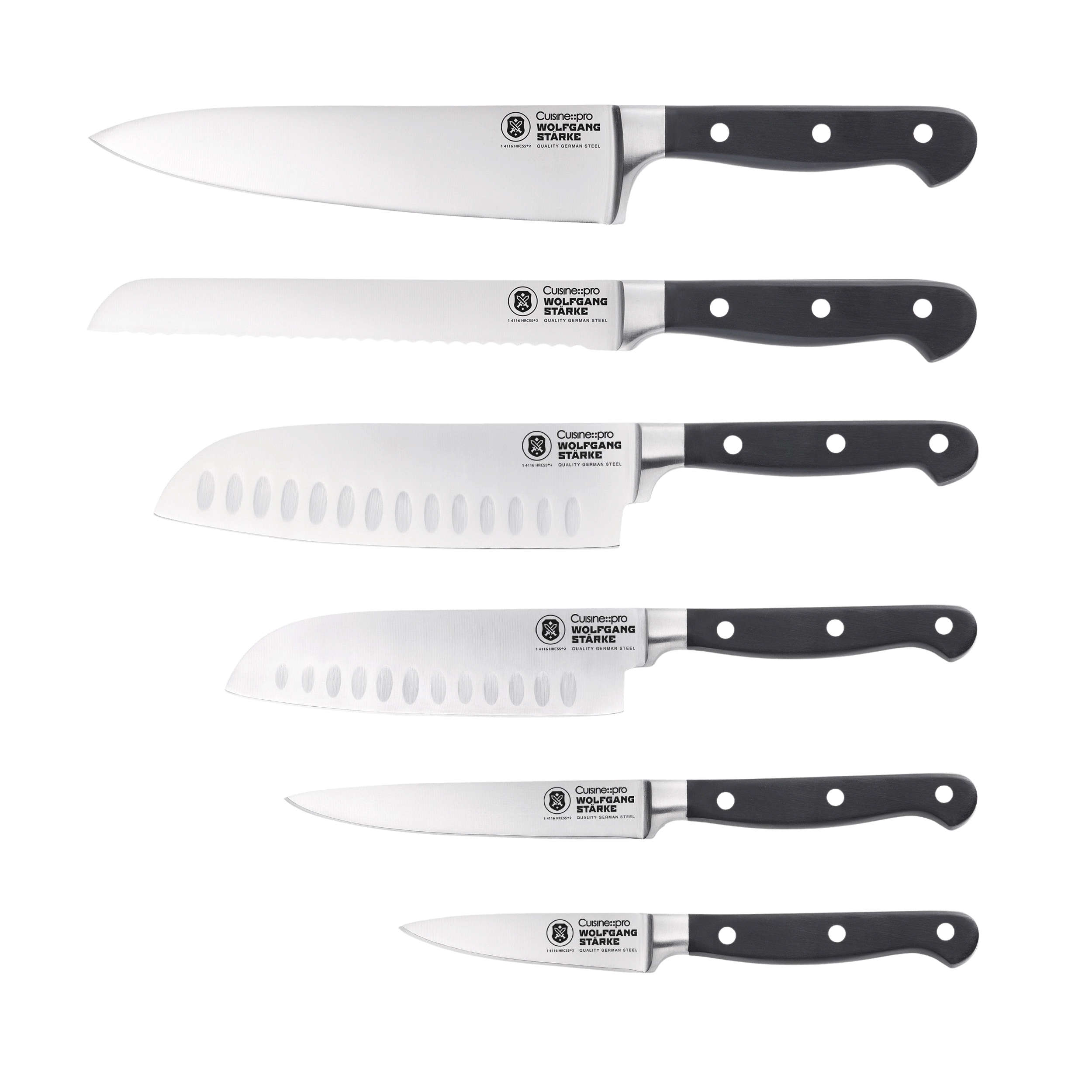 Cuisine::pro® WOLFGANG STARKE Klar Knife Block 7 Piece