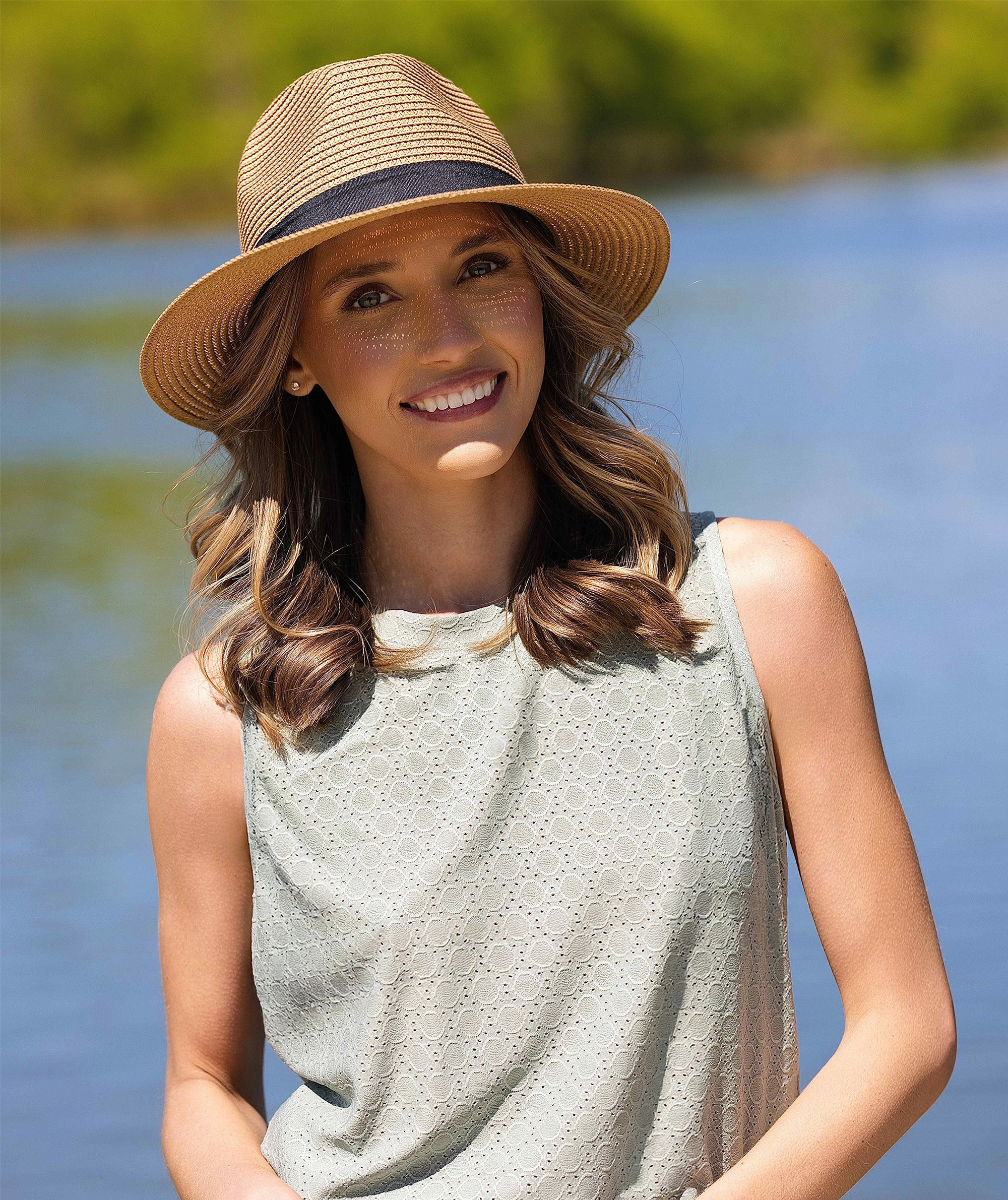 KANUT SPORTS Bennett Straw Fedora