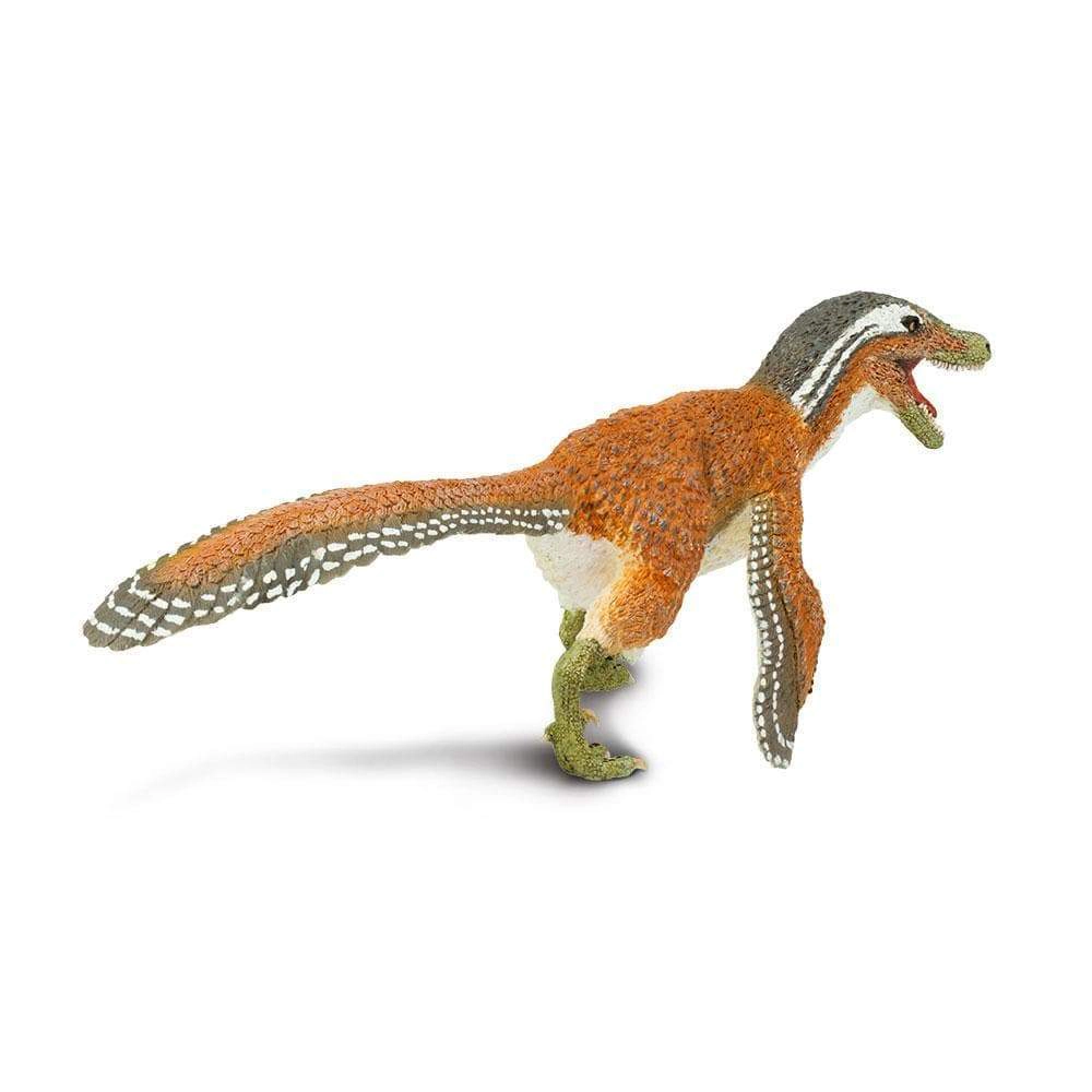 Safari Ltd. - Feathered Velociraptor Kids Prehistoric/Dinosaur Toy Figure