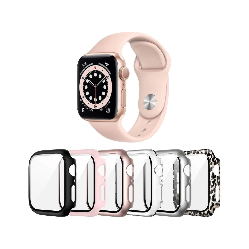 OneLink Gadgets 6 Pack Hard Cases for Apple Watch 41mm