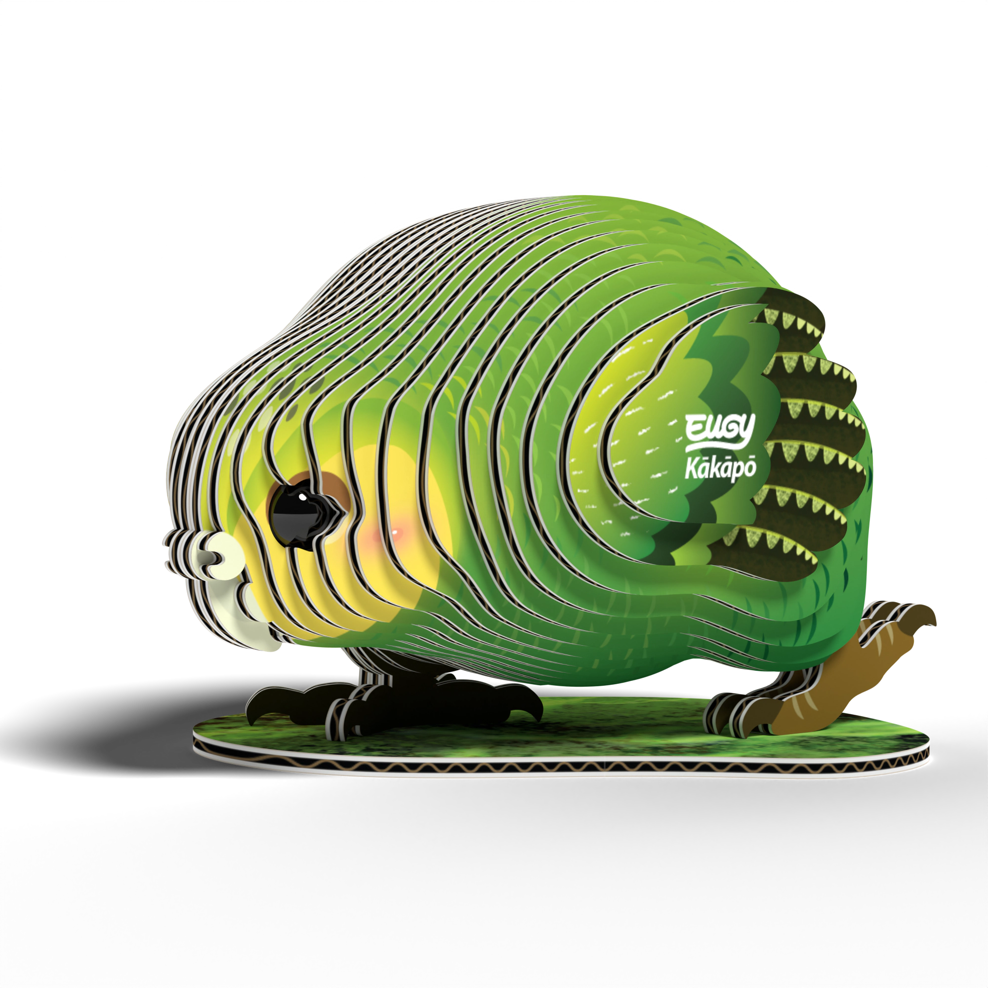 EUGY Kakapo 3D Puzzle - contains 27 puzzle pieces
