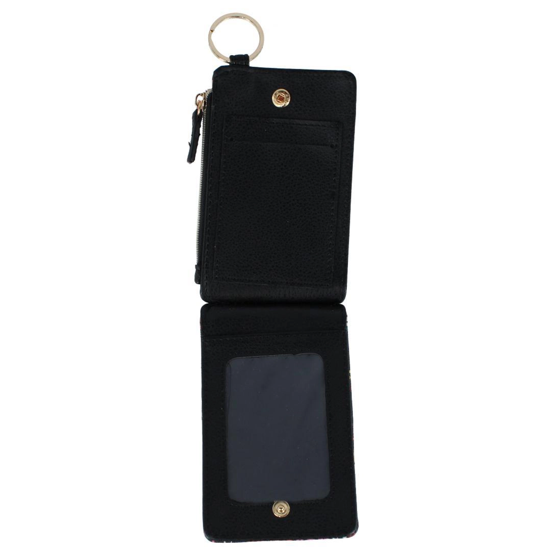 Julia Buxton Women's Vegan Leather Everywhere Lanyard ID Wallet