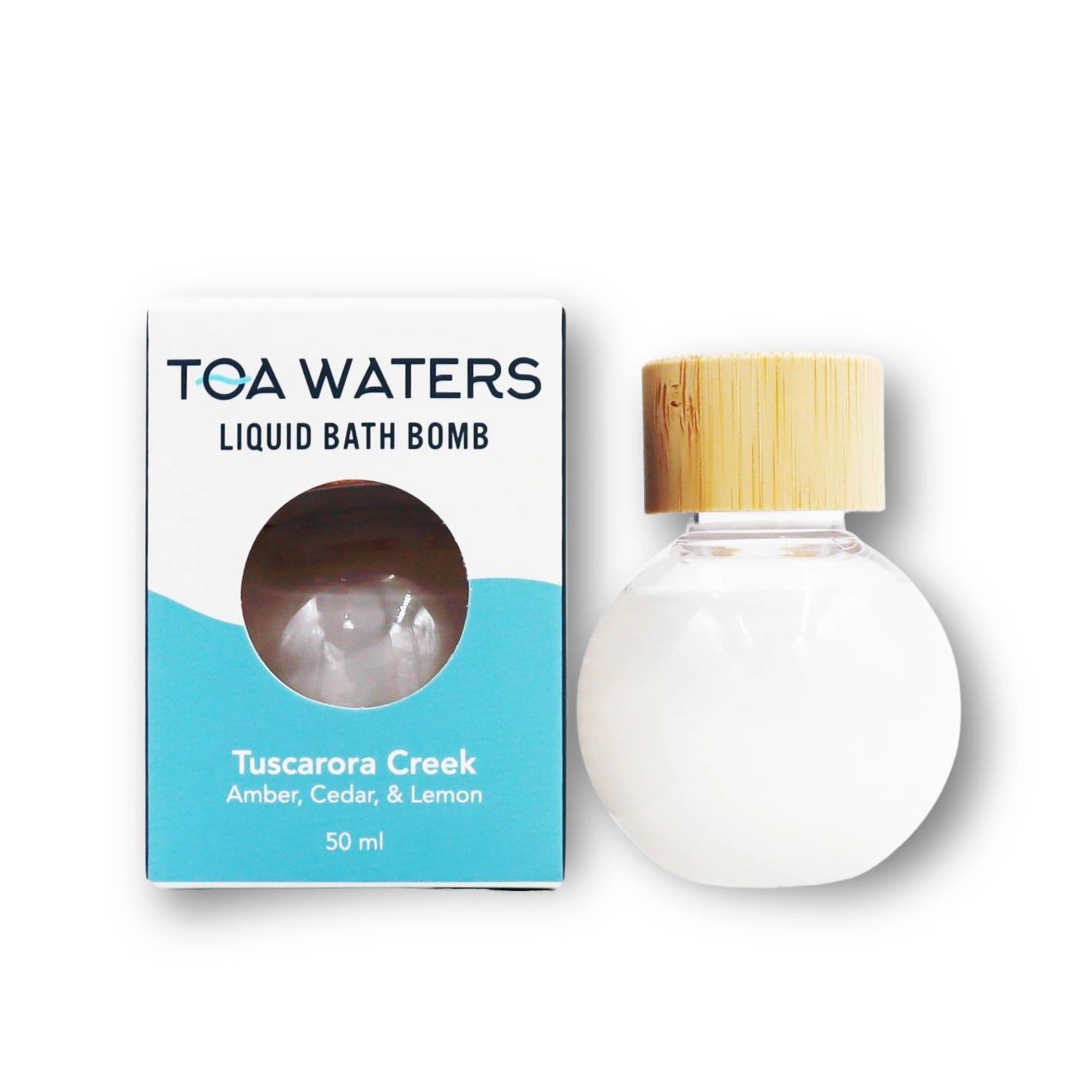 TOA Waters Unisex Liquid Bath Bomb Tuscarora Creek - Amber, Cedar, and Lemon