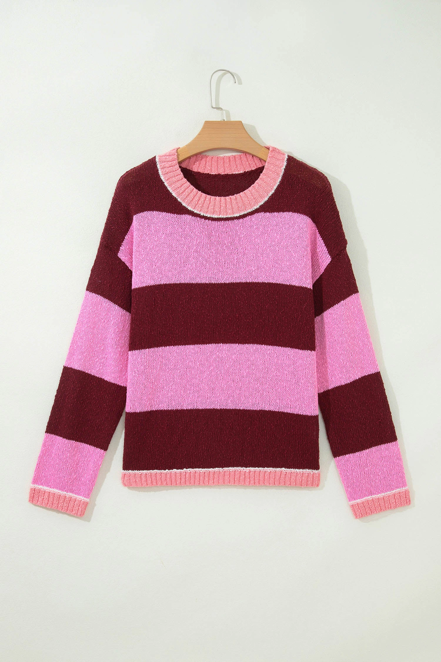 Threaded Pear Hana Fit Knit Sweater Long Sleeve Top