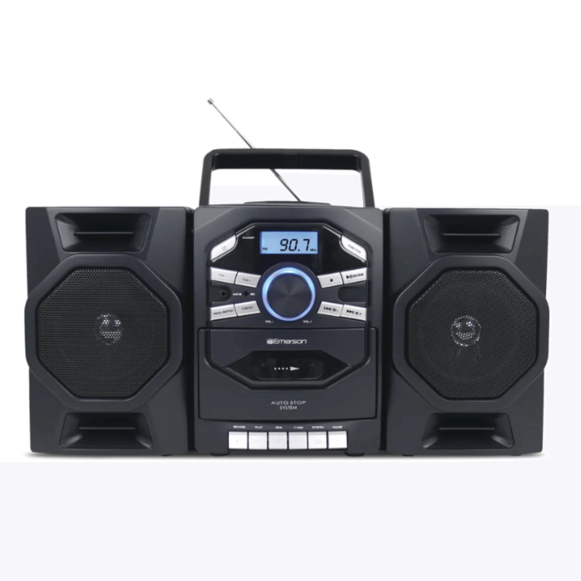 Emerson Portable CD & Cassette Stereo Boombox